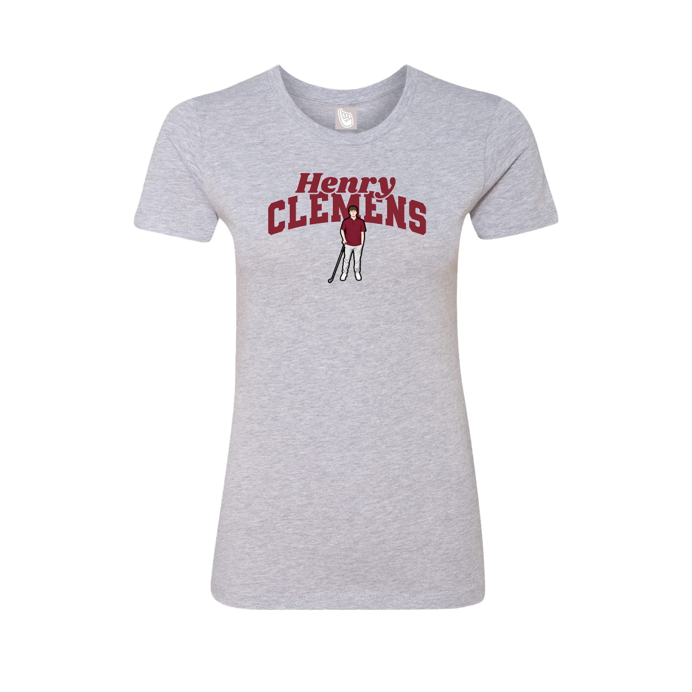Womens Tee — Signature Arch in Grey