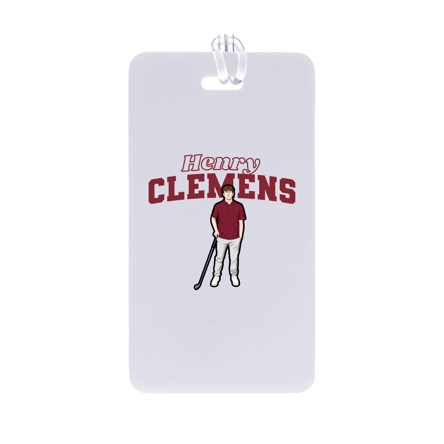 Bag Tag — Name Arch in Classic