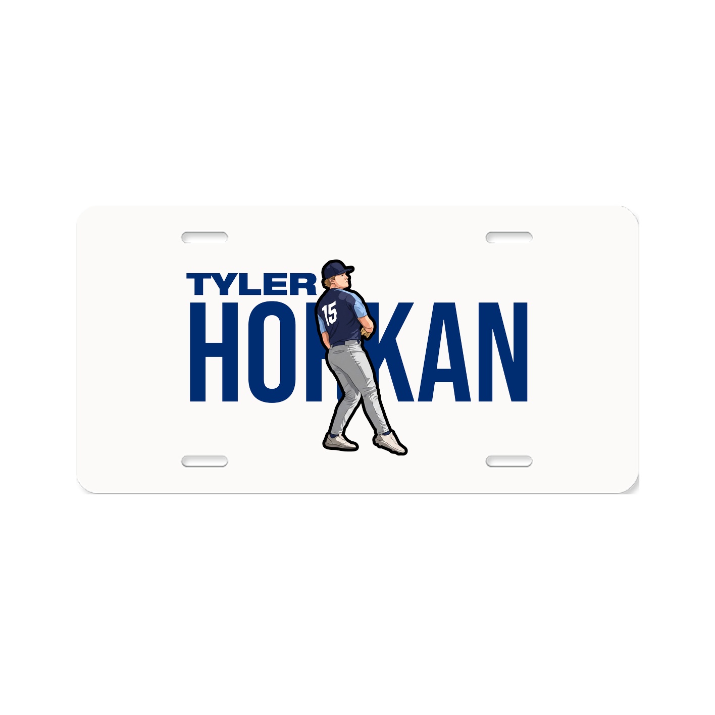 License Plate — Player Name in Classic