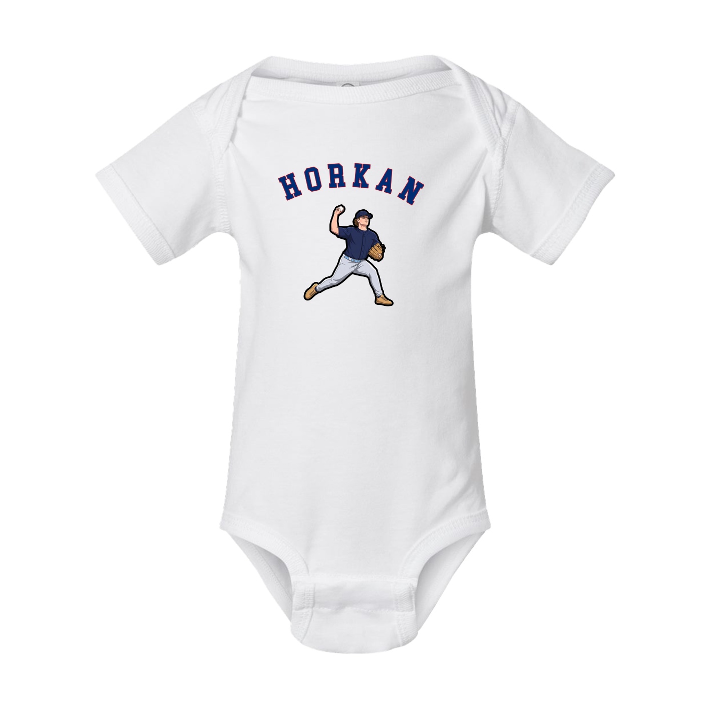 Baby Onesie — Shirsey Arch in White