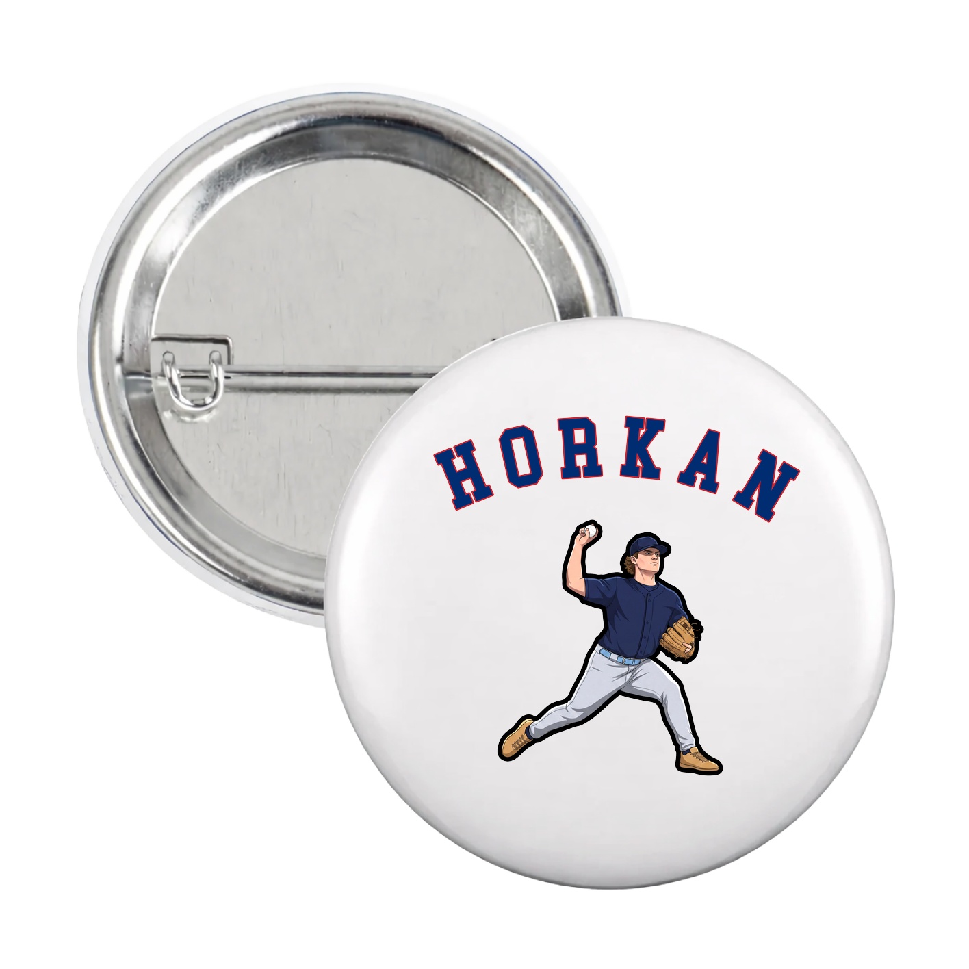 Game Day Button — Shirsey Arch in White