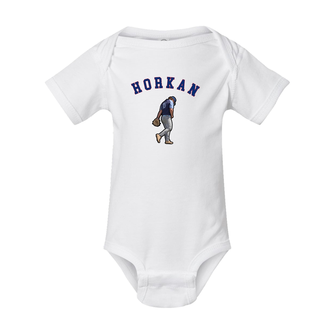 Baby Onesie — Shirsey Arch in White