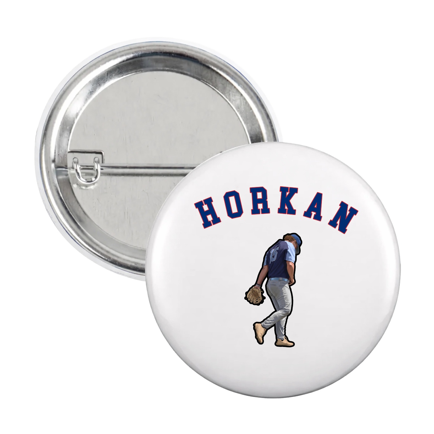 Game Day Button — Shirsey Arch in White