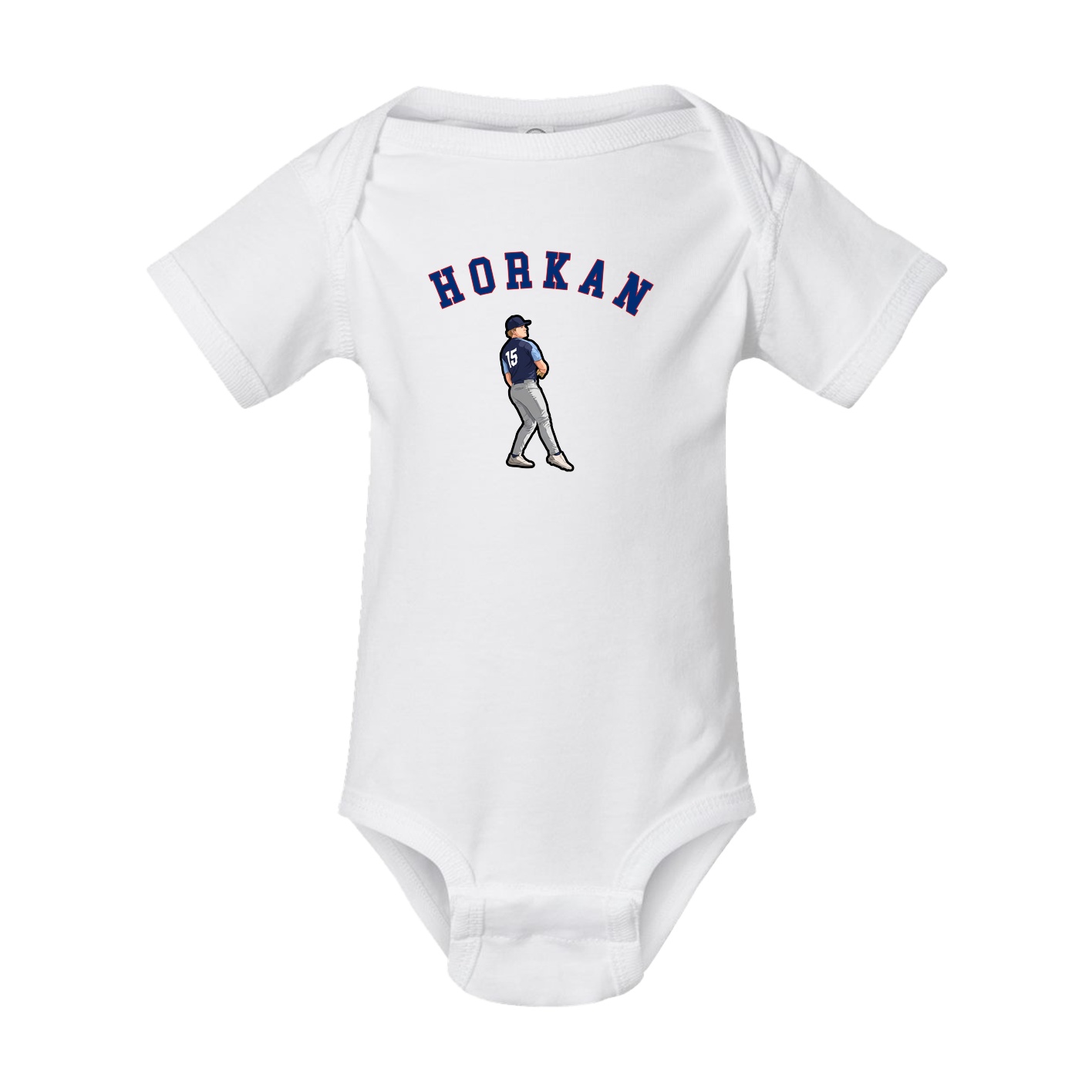 Baby Onesie — Shirsey Arch in White