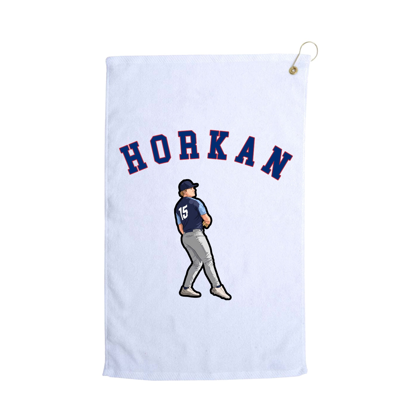 Golf Towel — Shirsey Arch in White