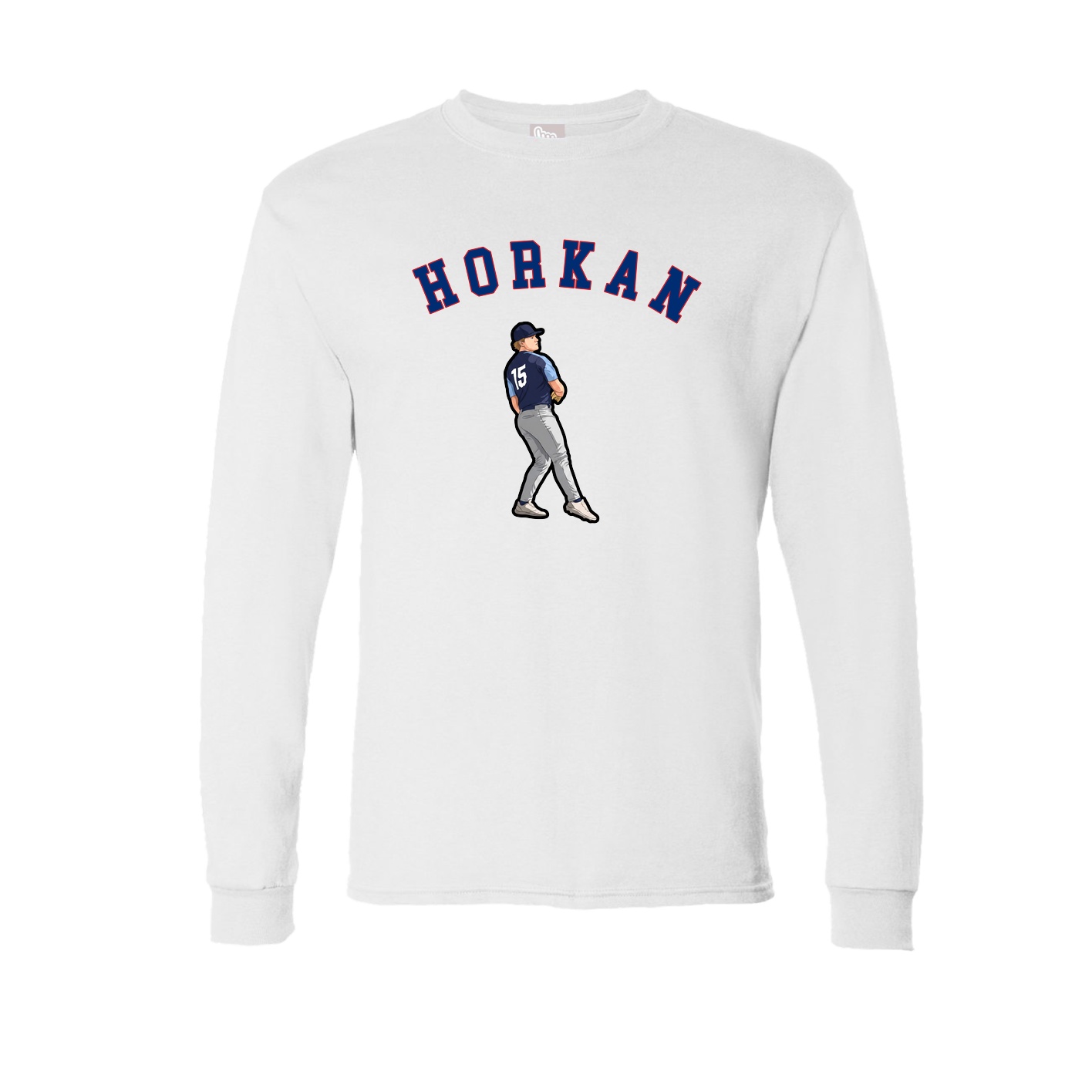 Long Sleeve Tee — Shirsey Arch in White
