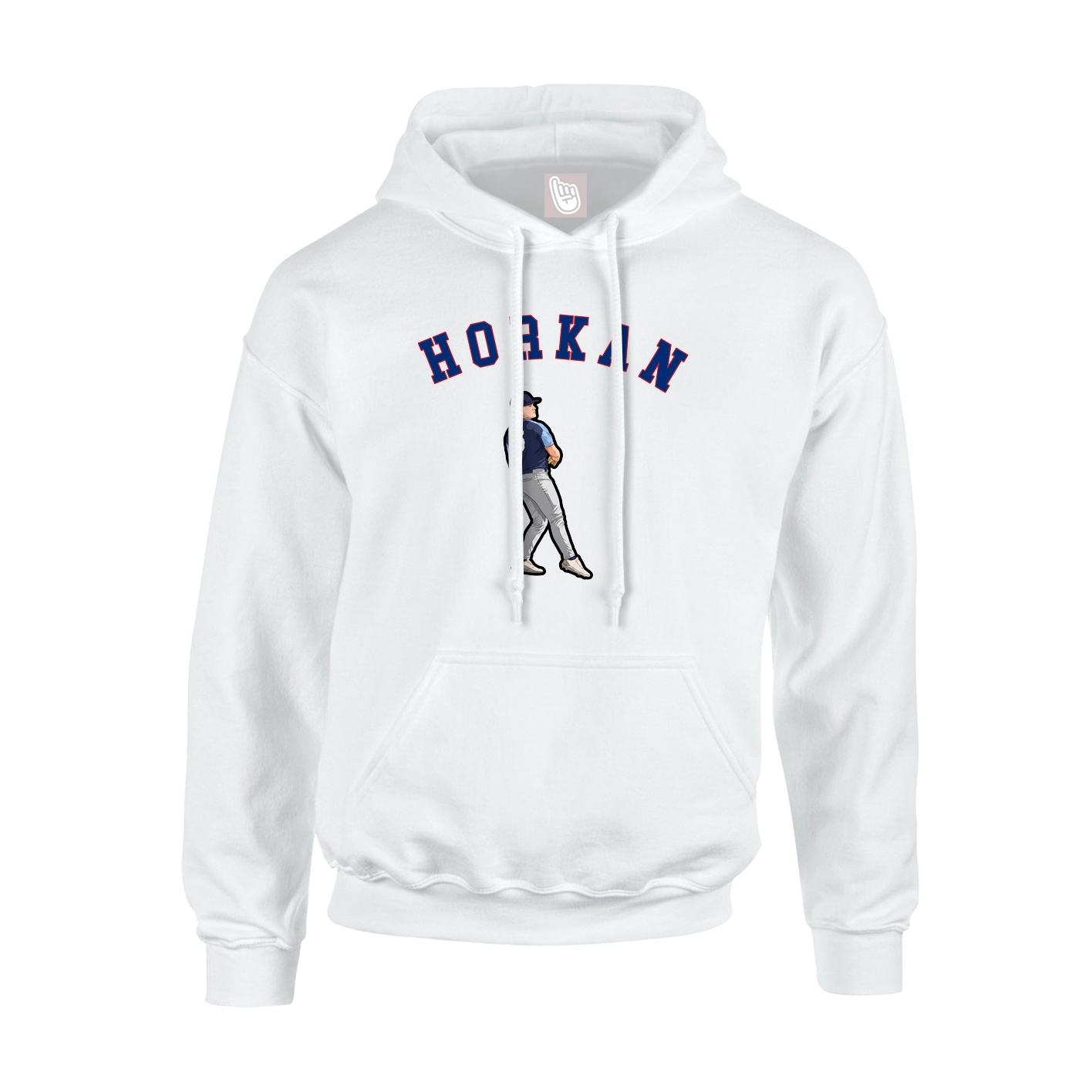 Youth Hoodie — Shirsey Arch in White