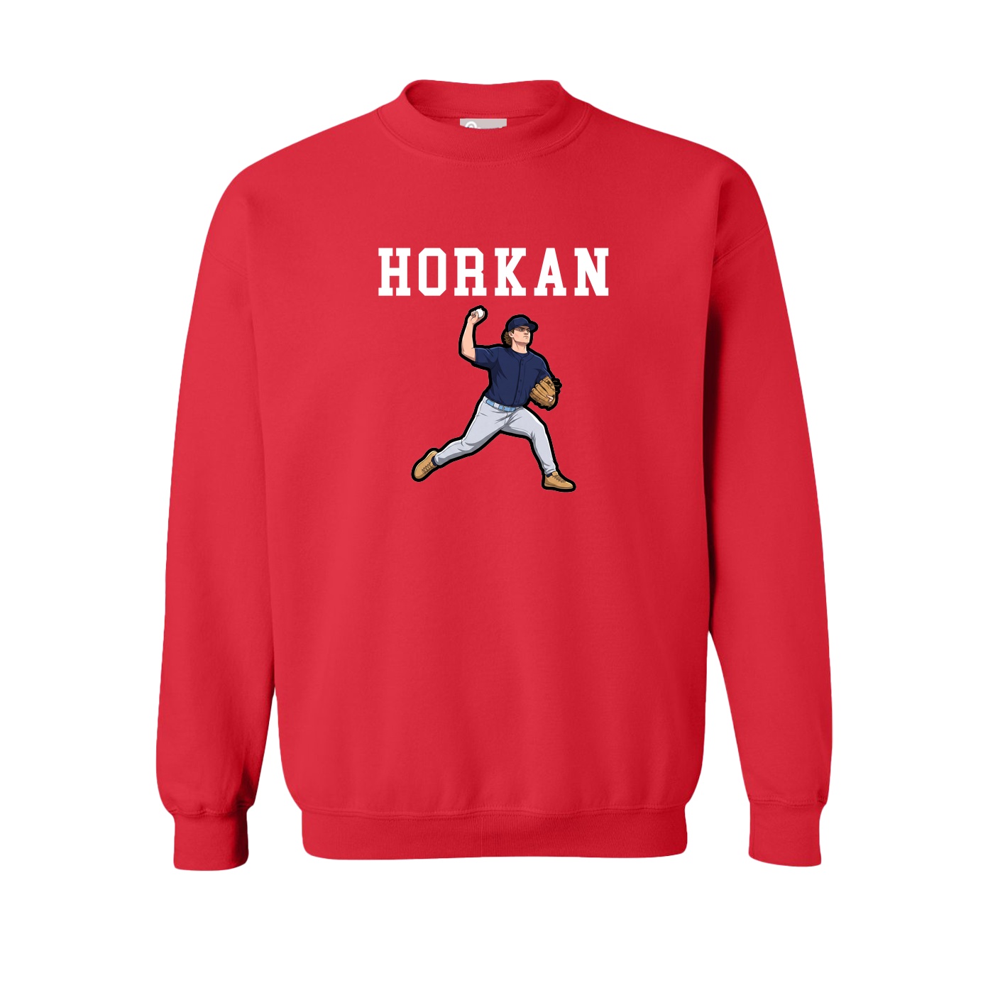 Fleece Crew — Shirsey in Red