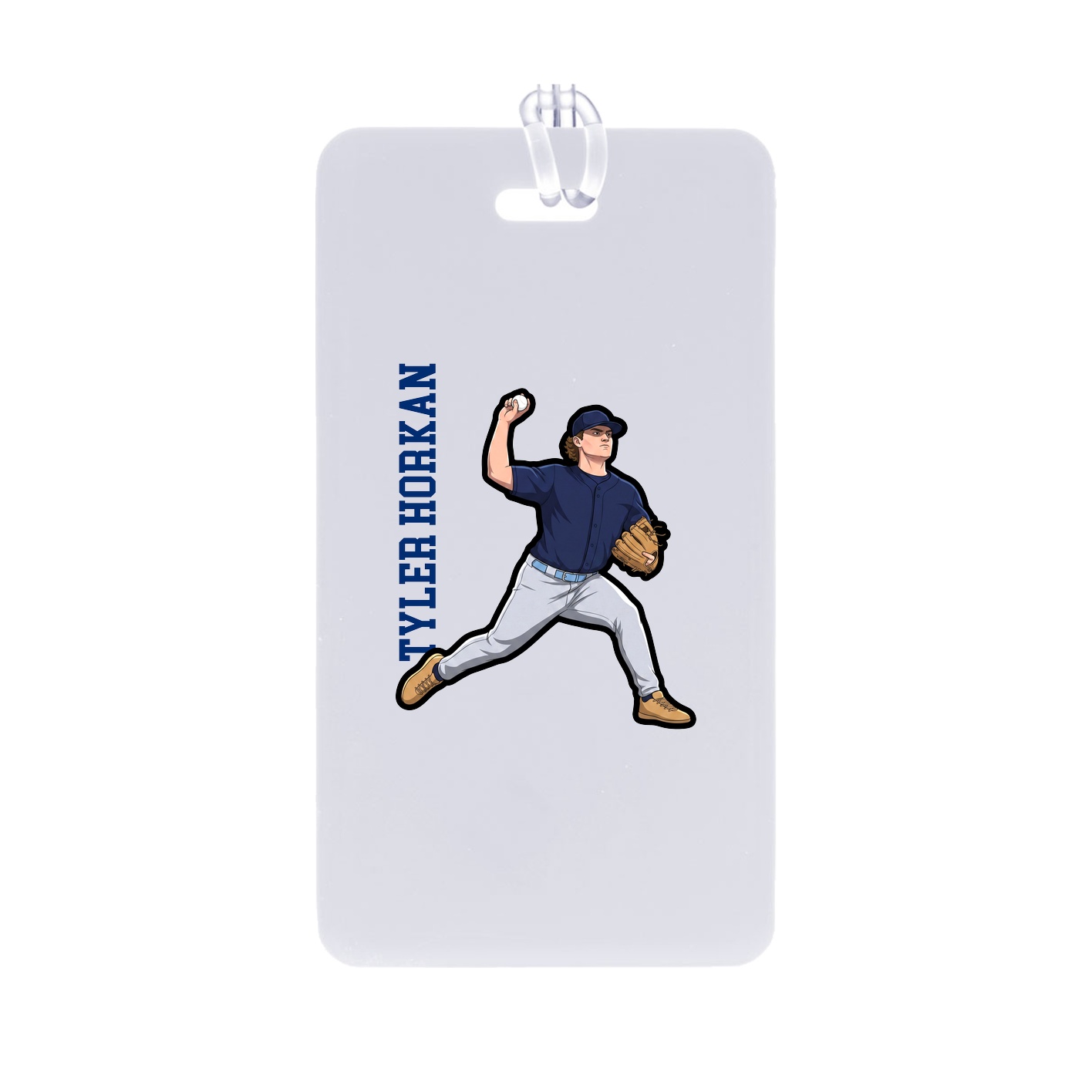 Bag Tag — Name Vertical in Classic