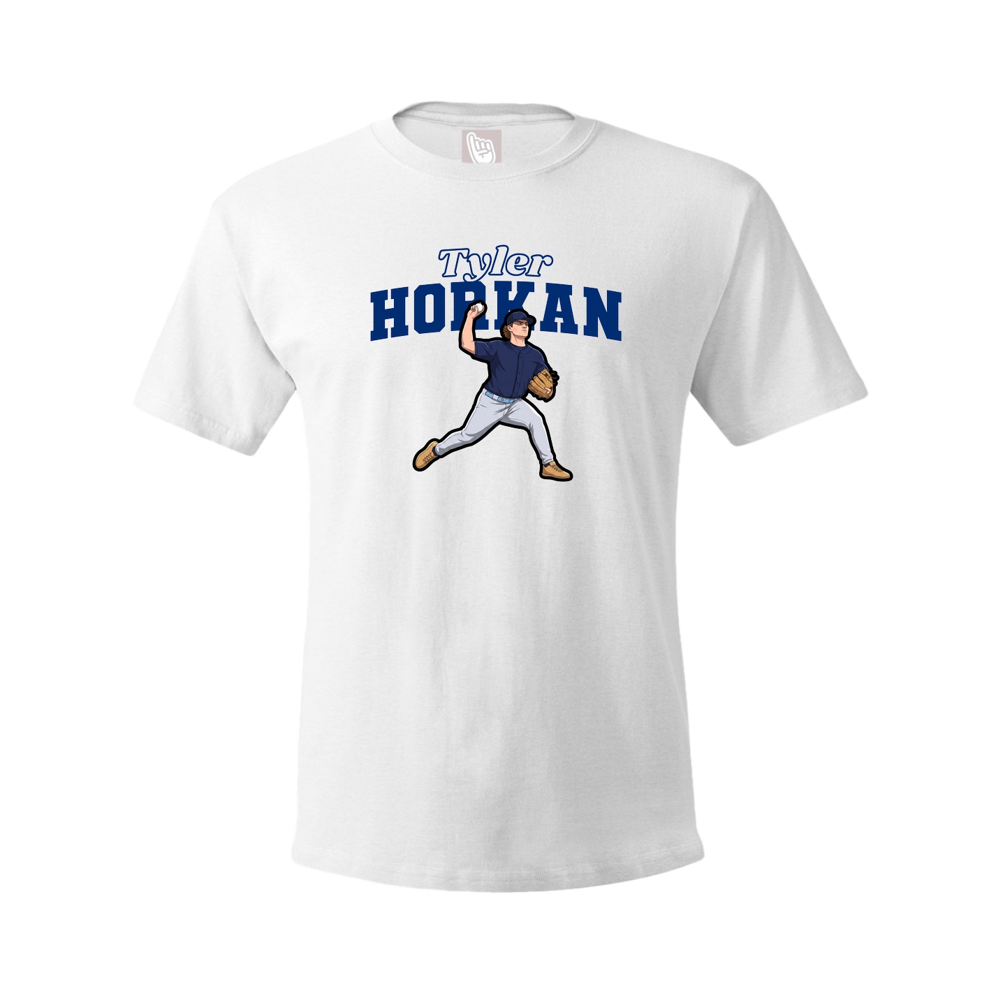 Tee — Name Arch in White