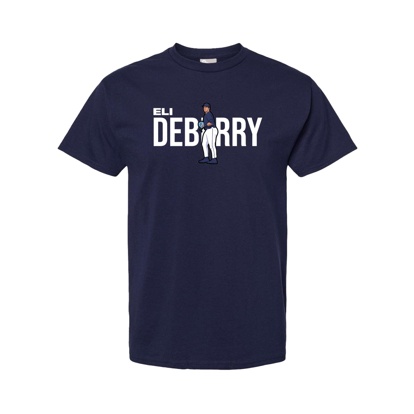 Tee — Player Name in Navy