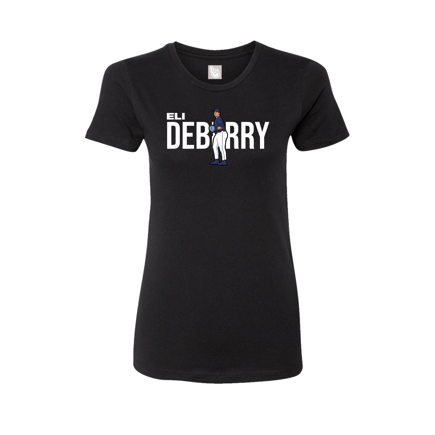 Womens Tee — Player Name in Black
