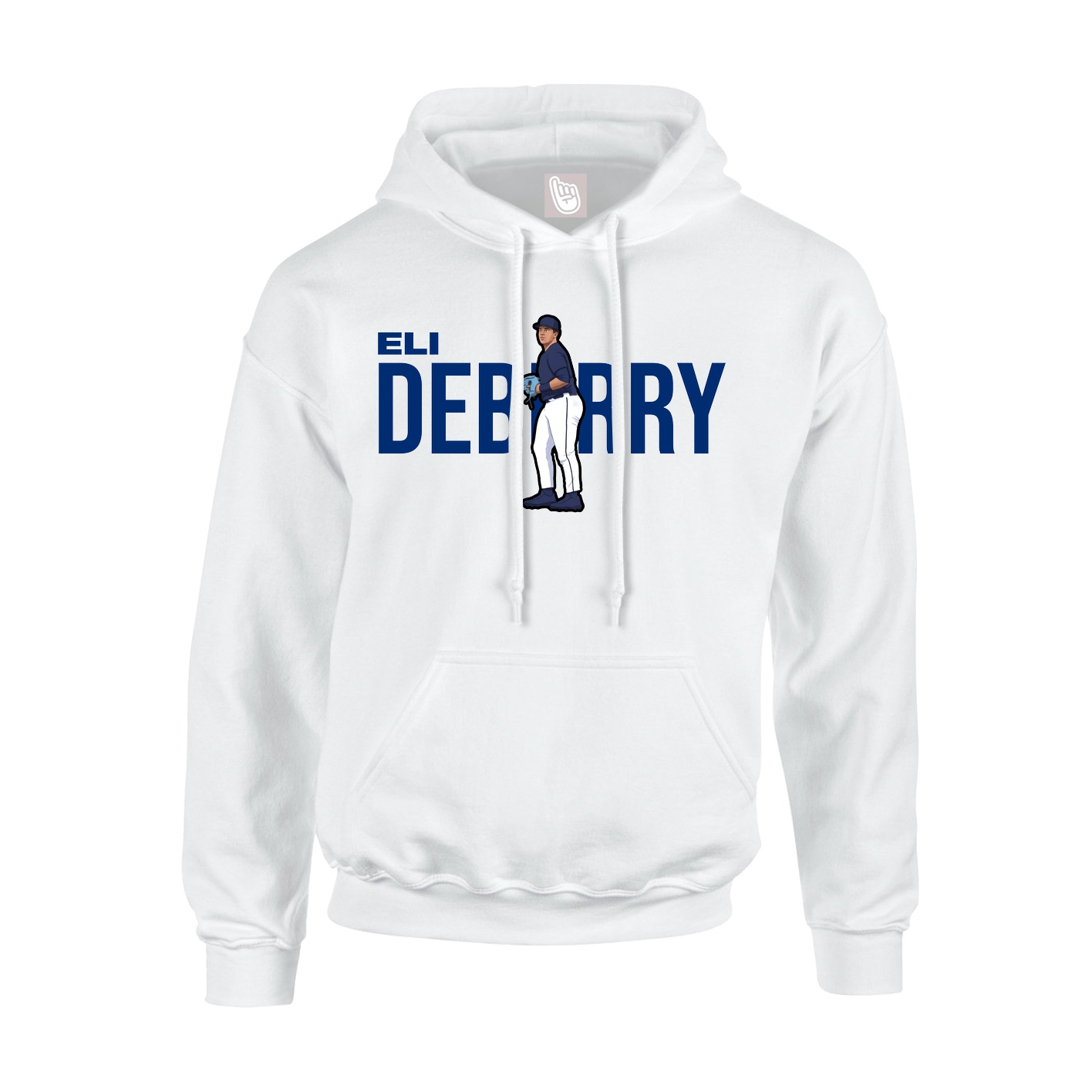 Hoodie — Player Name in White