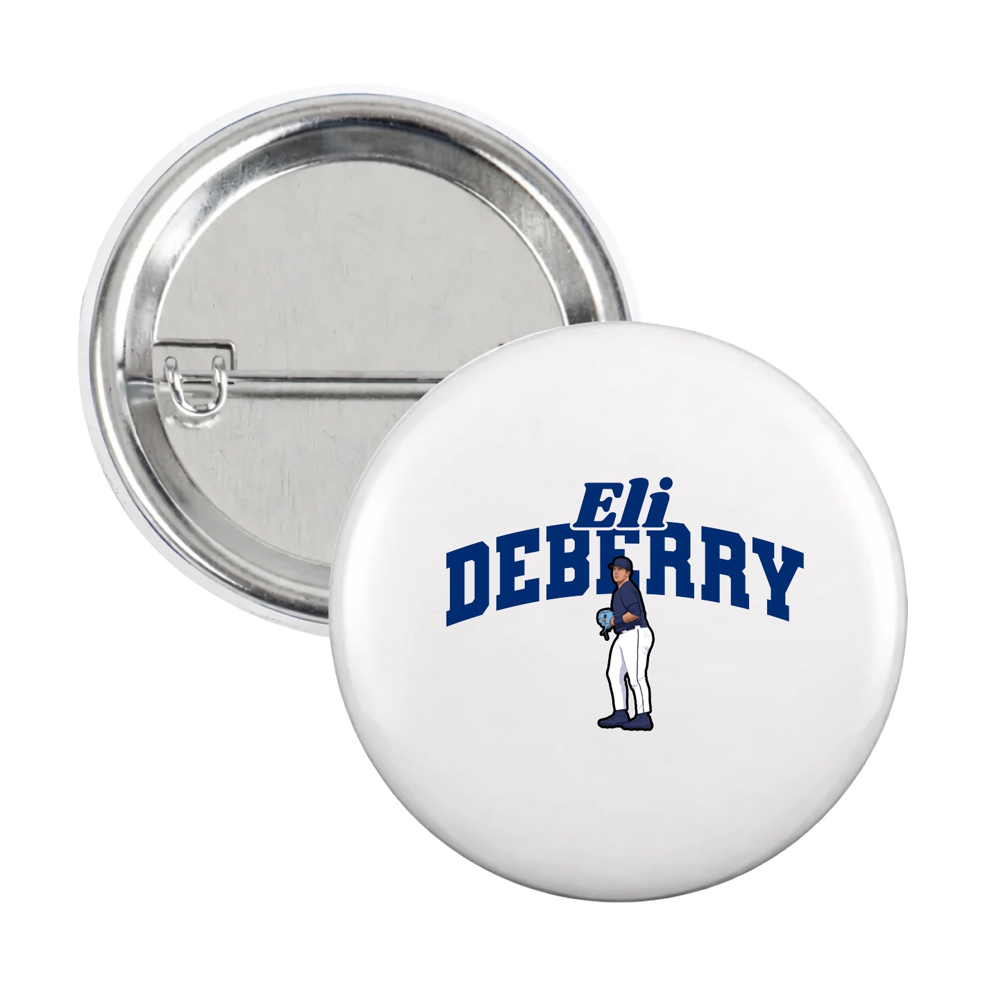 Game Day Button — Signature Arch in White