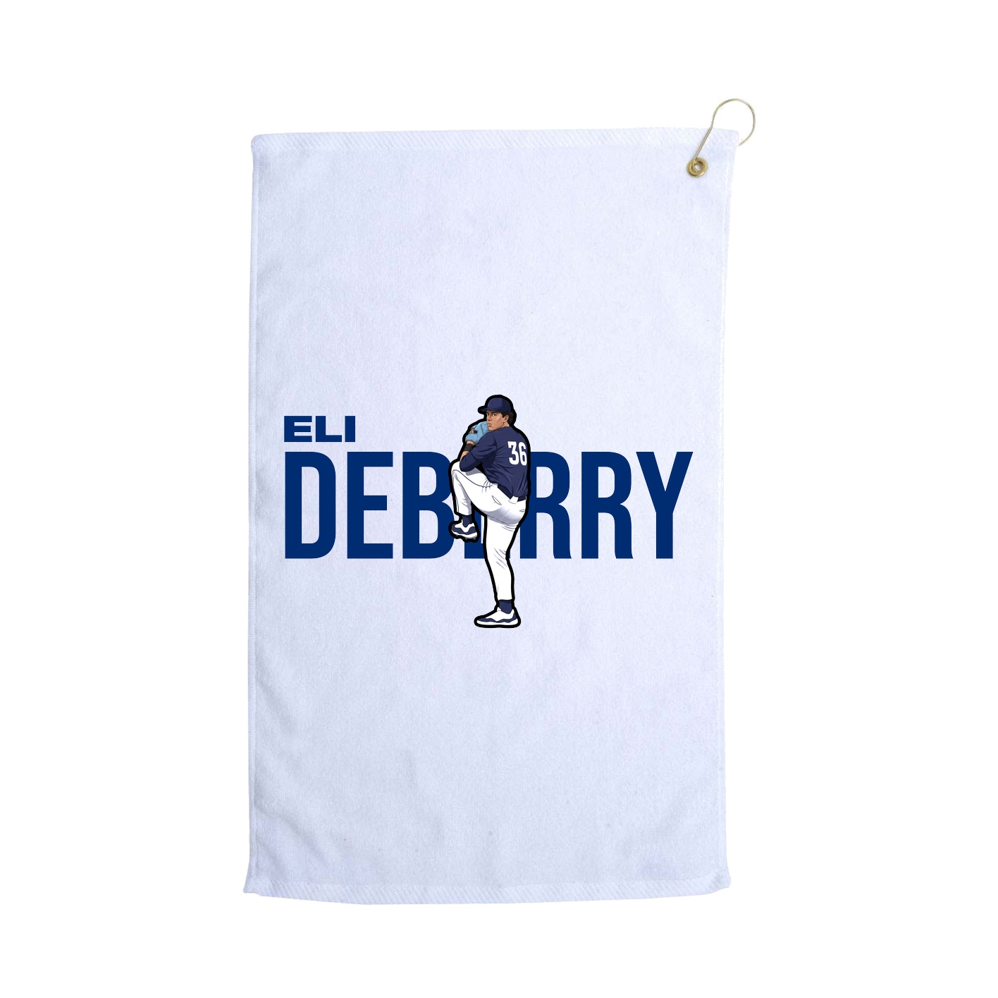 Golf Towel — Player Name in White