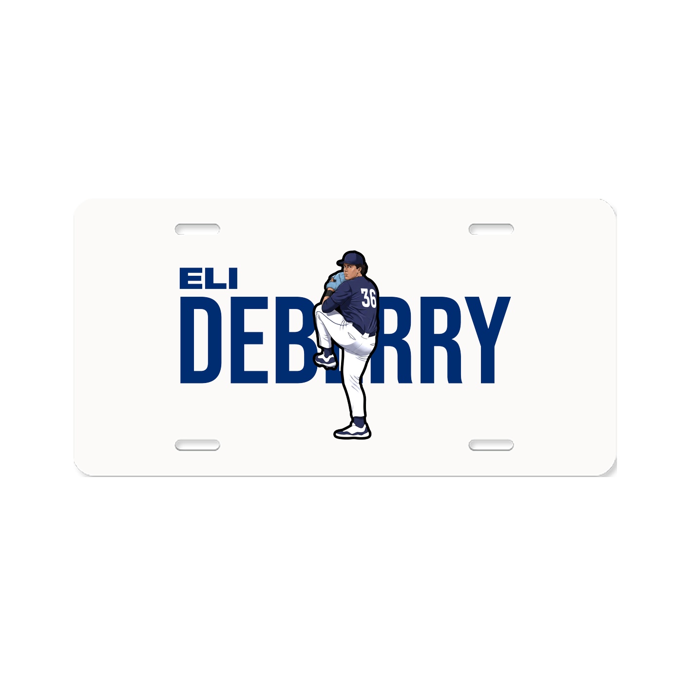 License Plate — Player Name in Classic
