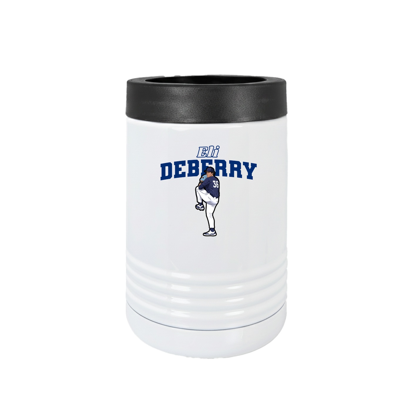 Beverage Holder — Name Arch in White