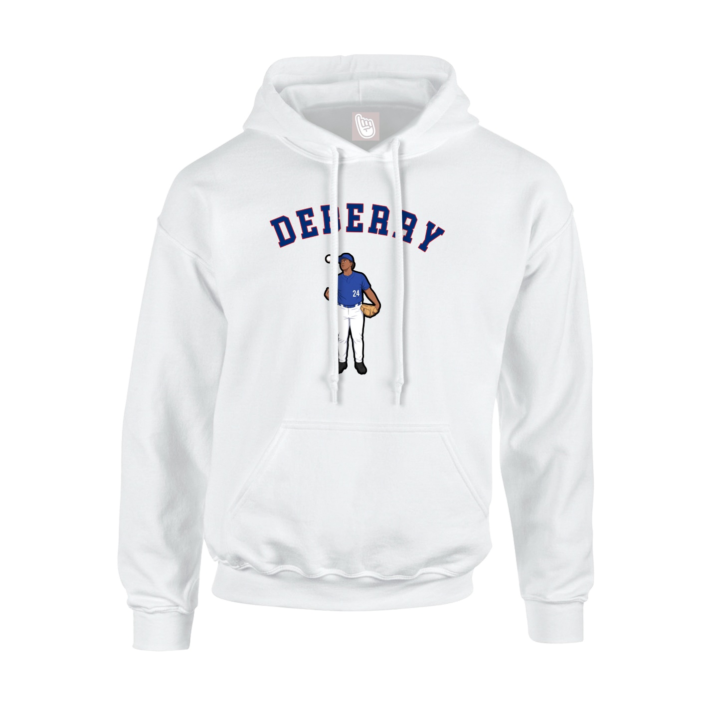 Youth Hoodie — Shirsey Arch in White