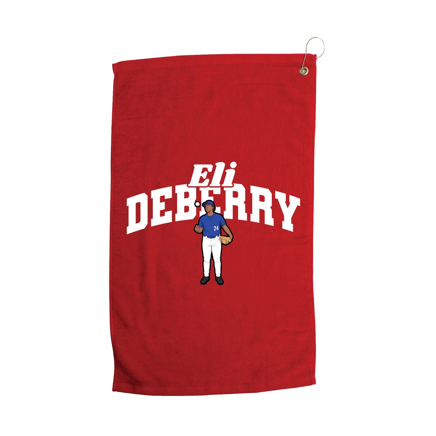 Golf Towel — Signature Arch in Red