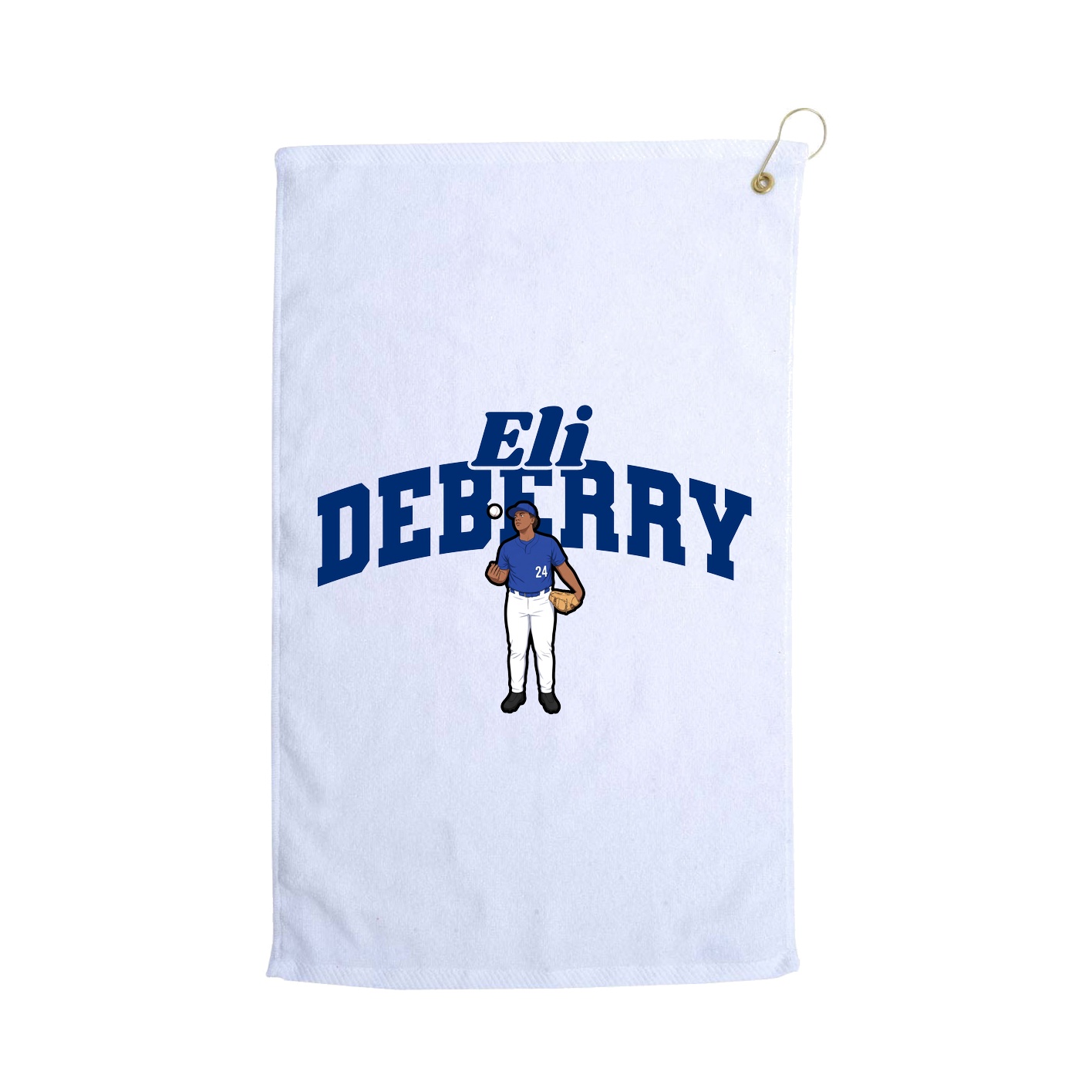 Golf Towel — Signature Arch in White