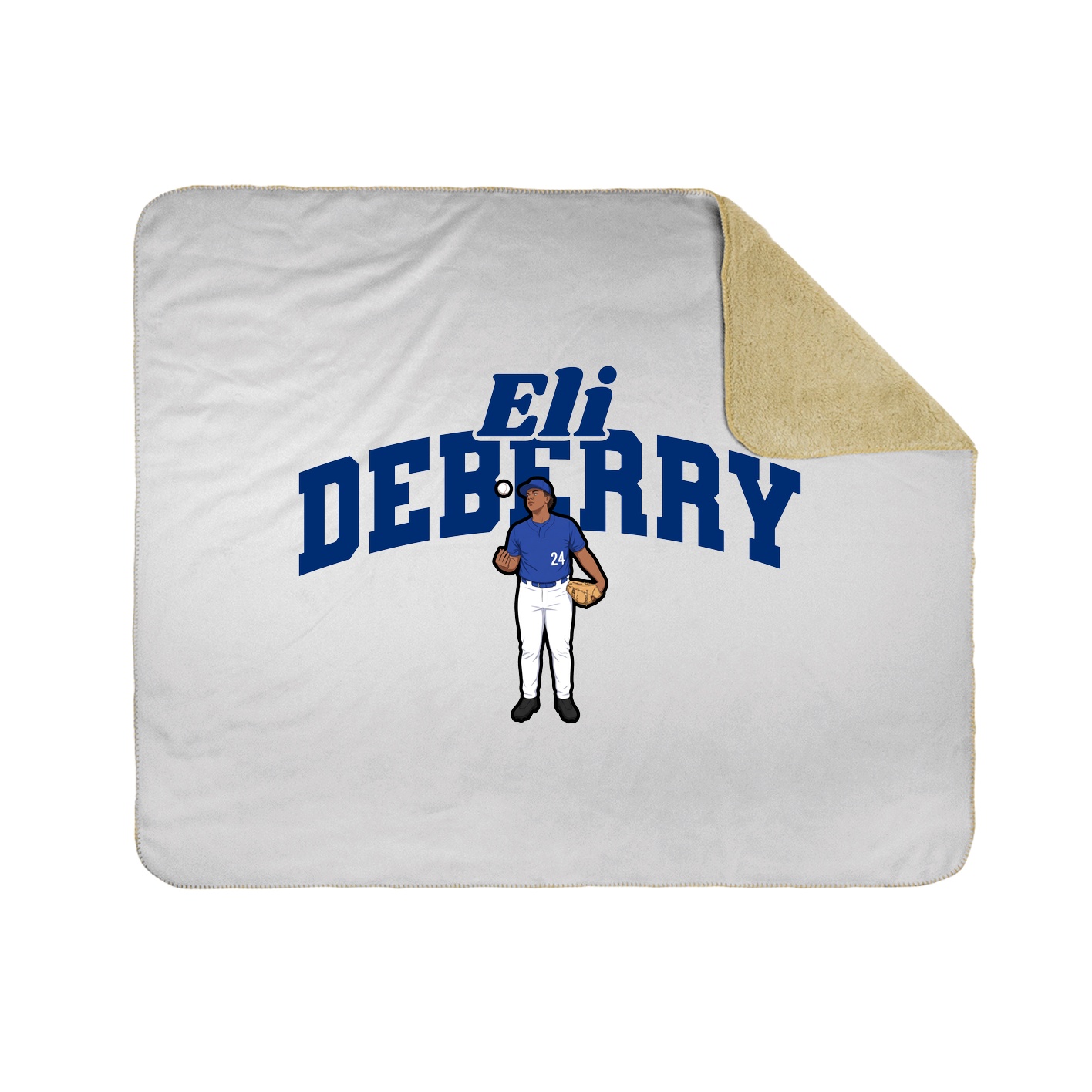 Throw Blanket — Signature Arch in White