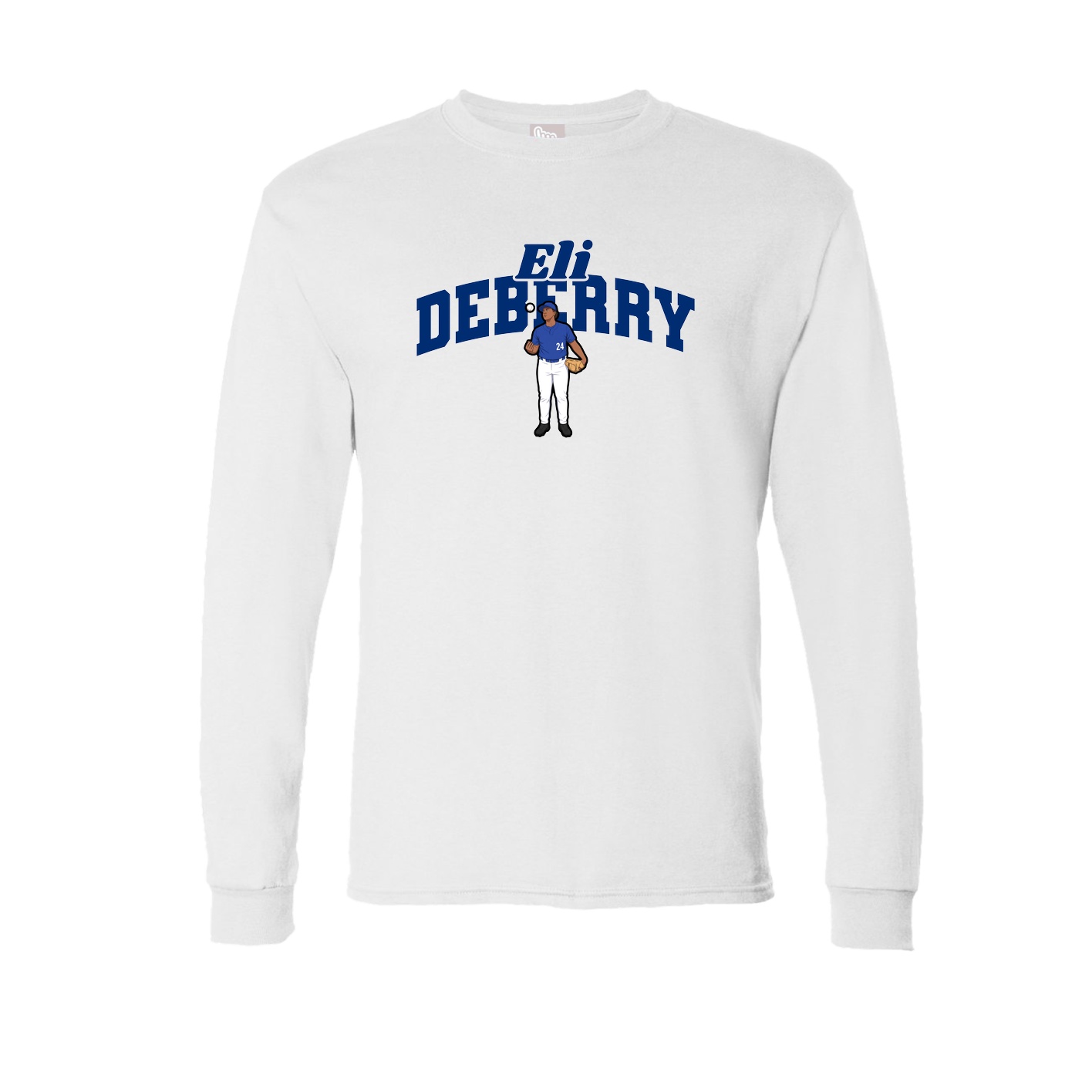 Long Sleeve Tee — Signature Arch in White