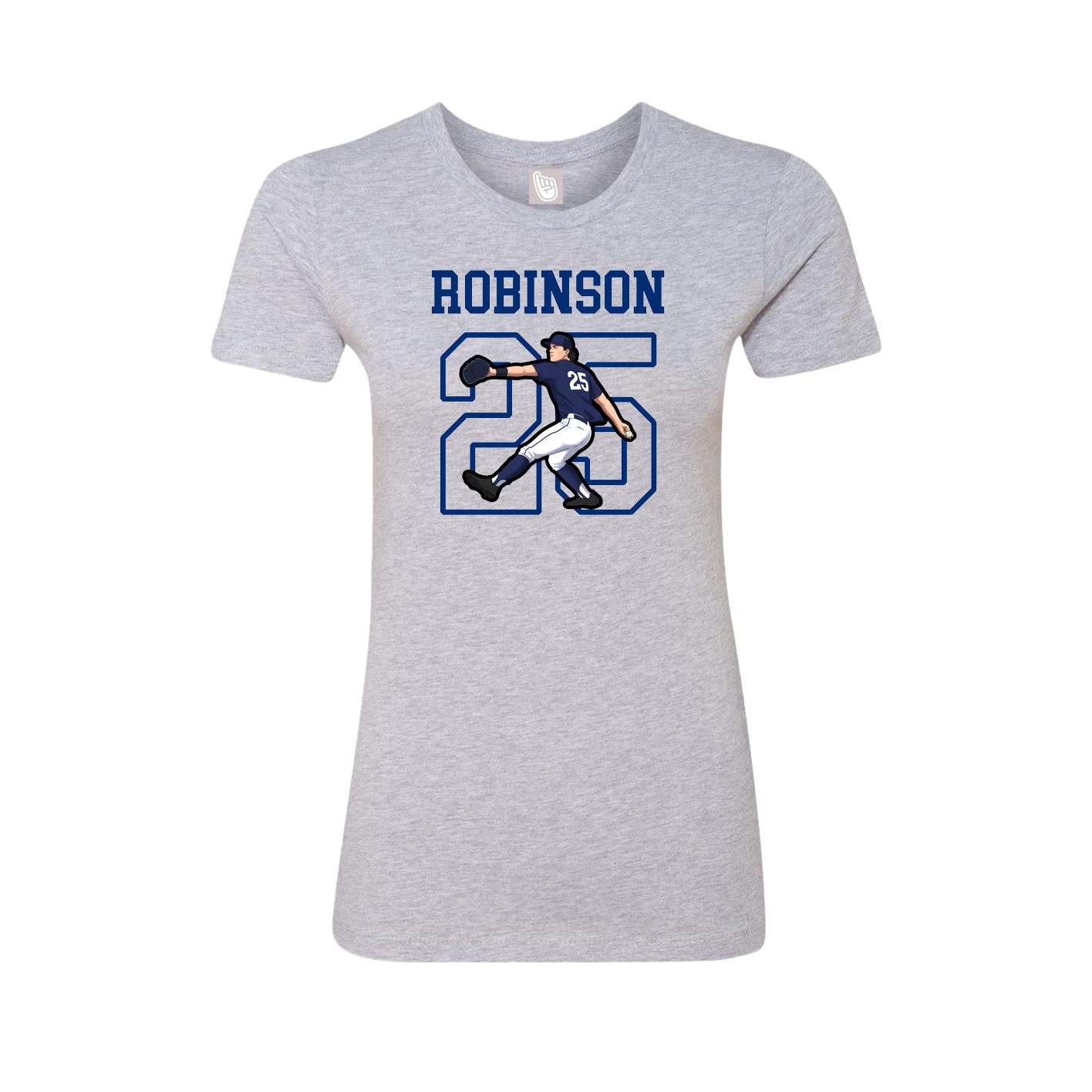 Fitted Women's Tee — Shirsey in Grey