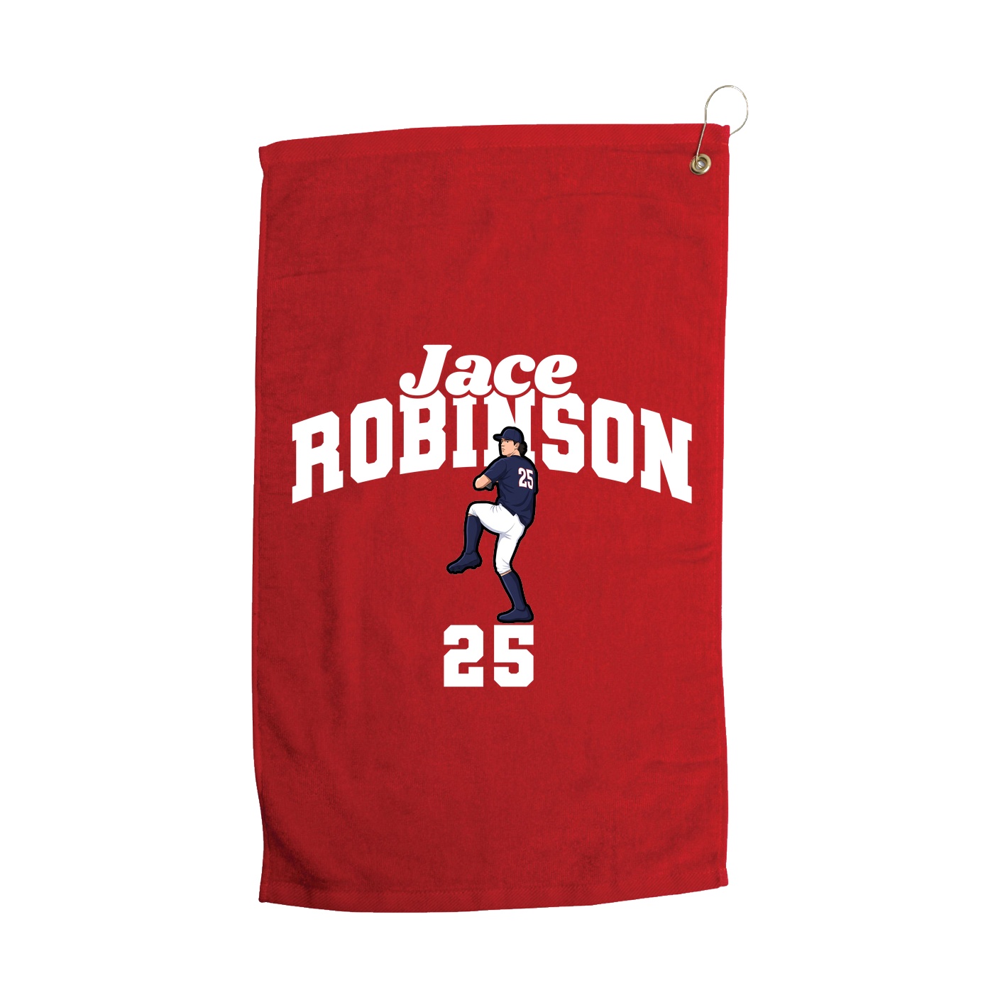 Golf Towel — Signature Arch in Red