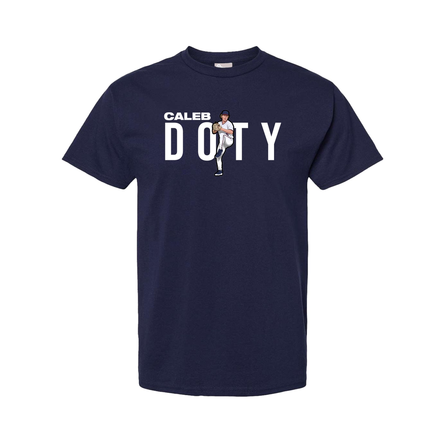 Youth Tee — Player Name in Navy
