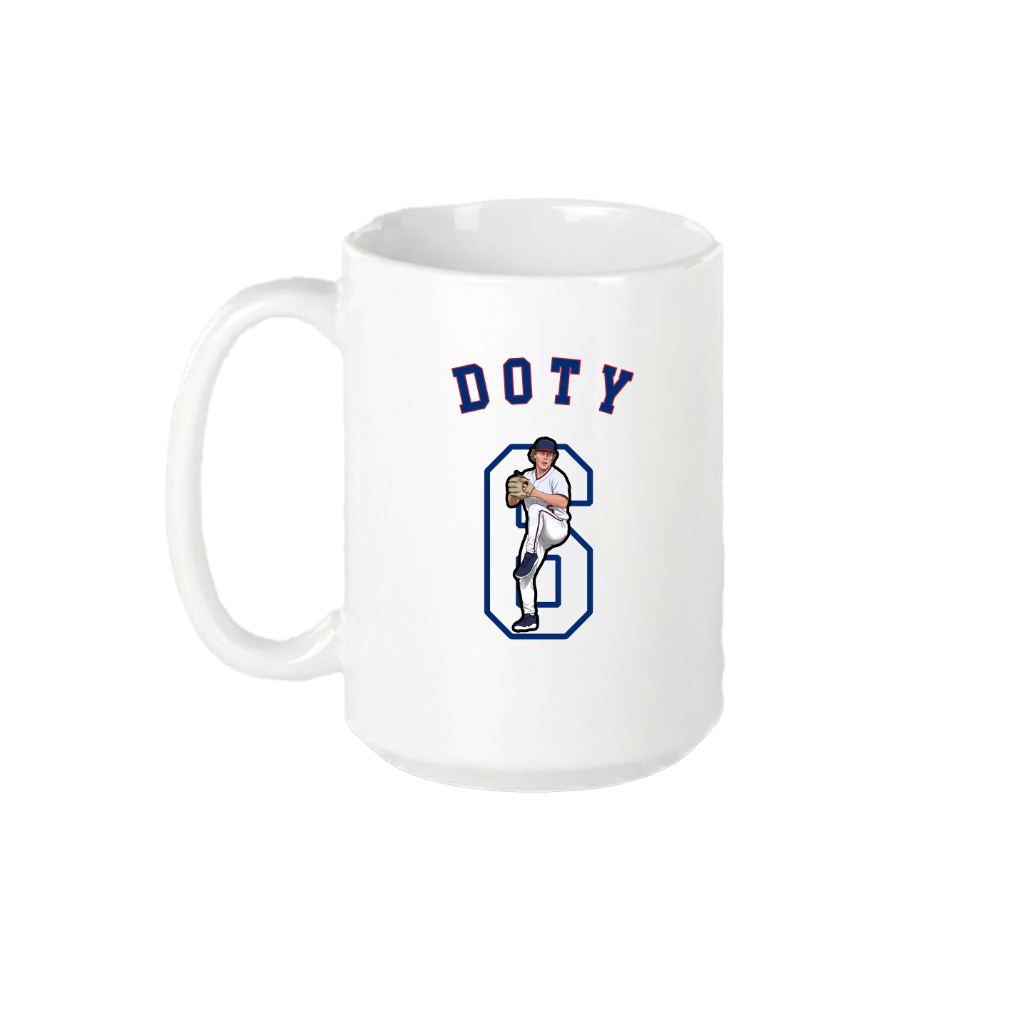 15oz Coffee Mug — Shirsey Arch in White