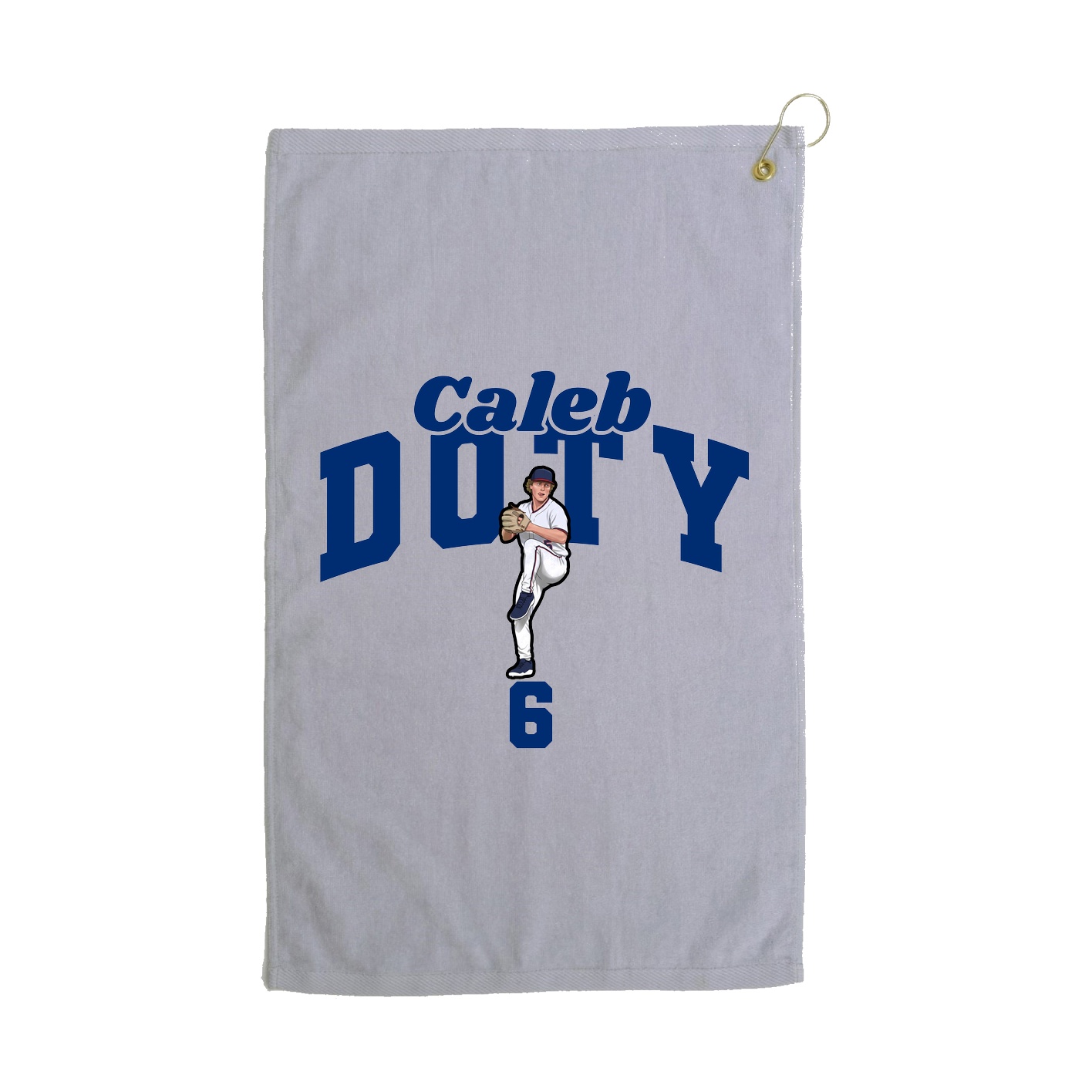 Golf Towel — Signature Arch in Grey
