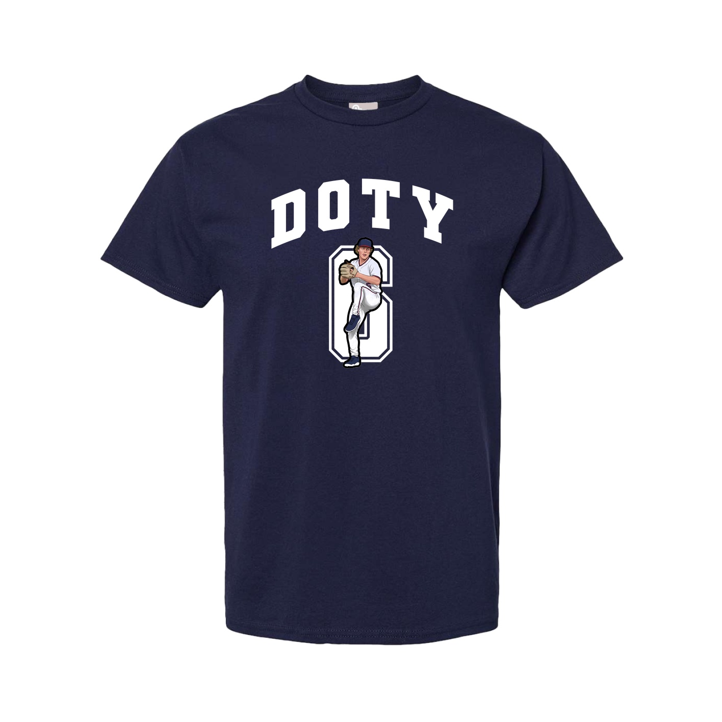 Tee — Number in Navy