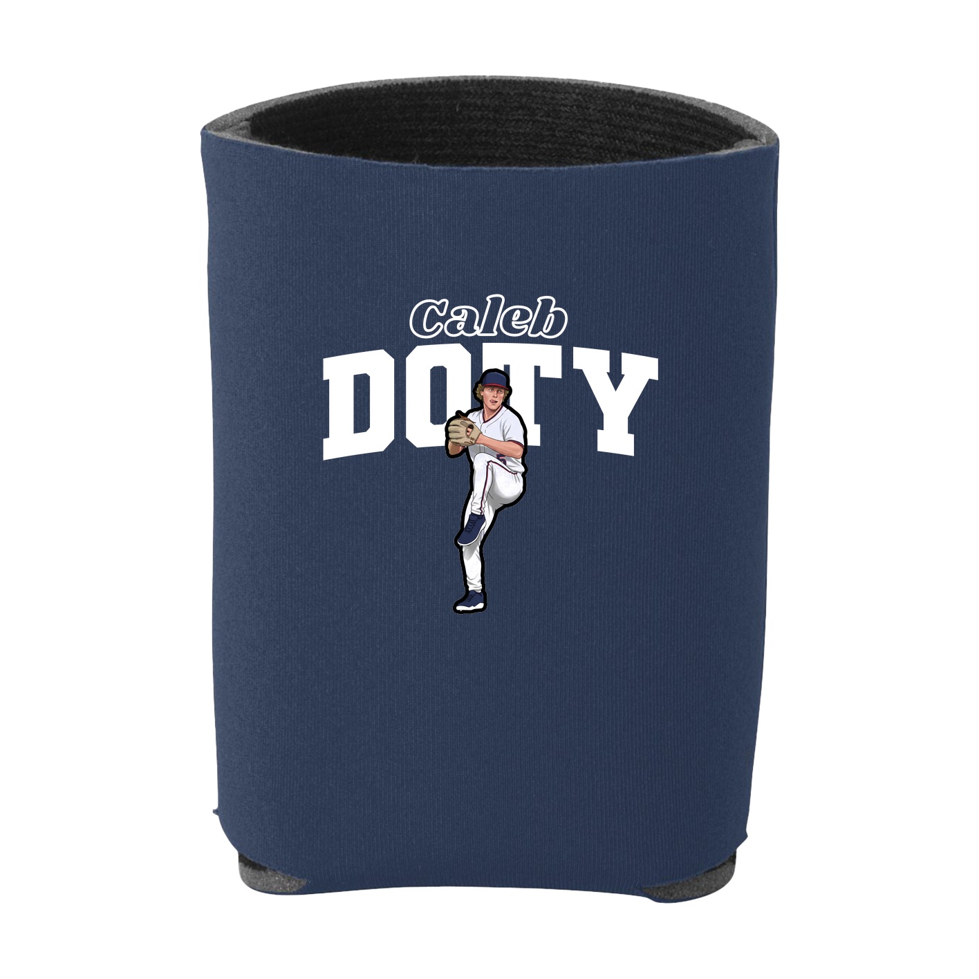 Can Holder — Name Arch in Navy