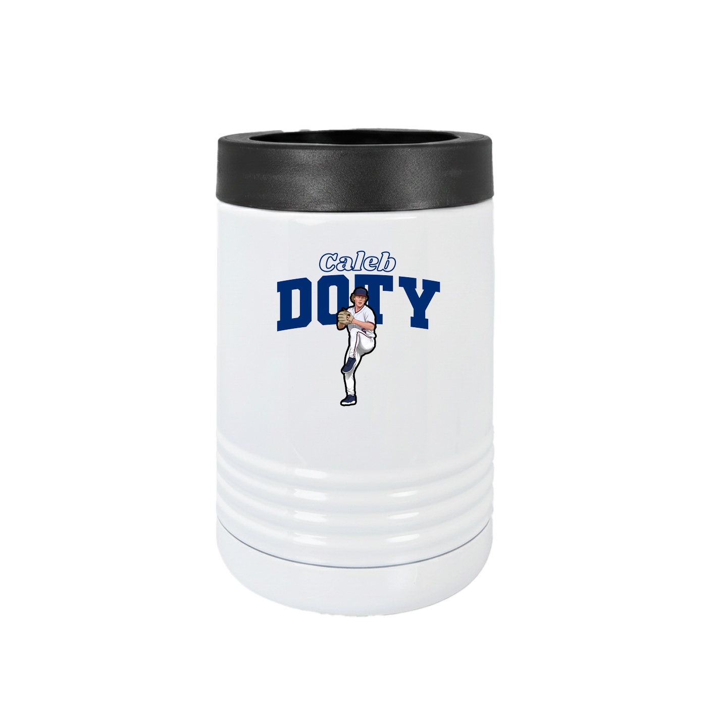 Beverage Holder — Name Arch in White
