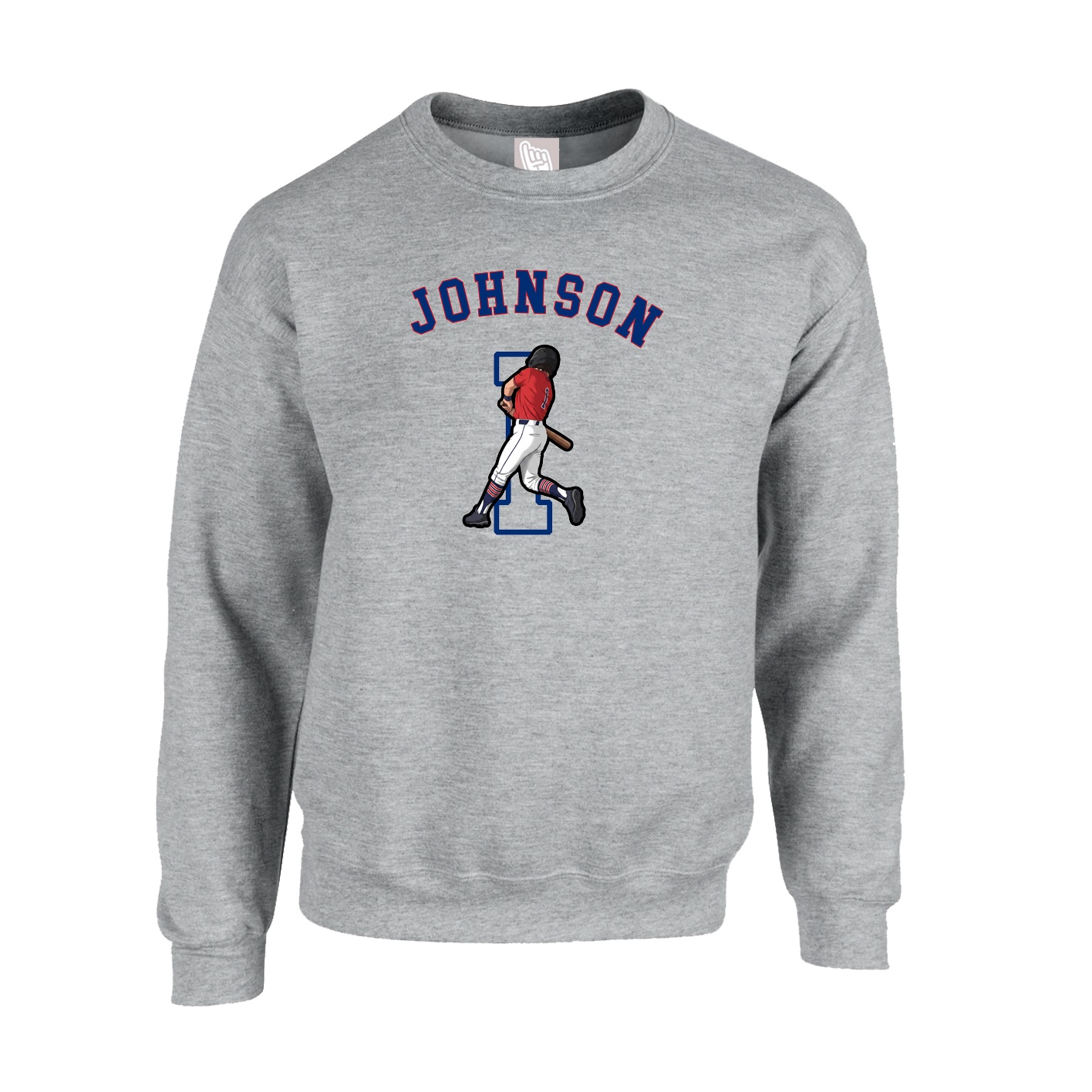 Fleece Crew — Shirsey Arch in Grey