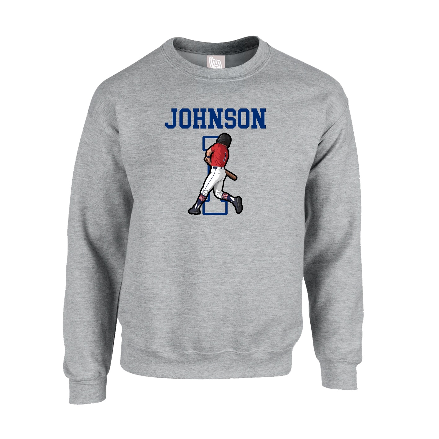 Fleece Crew — Shirsey in Grey