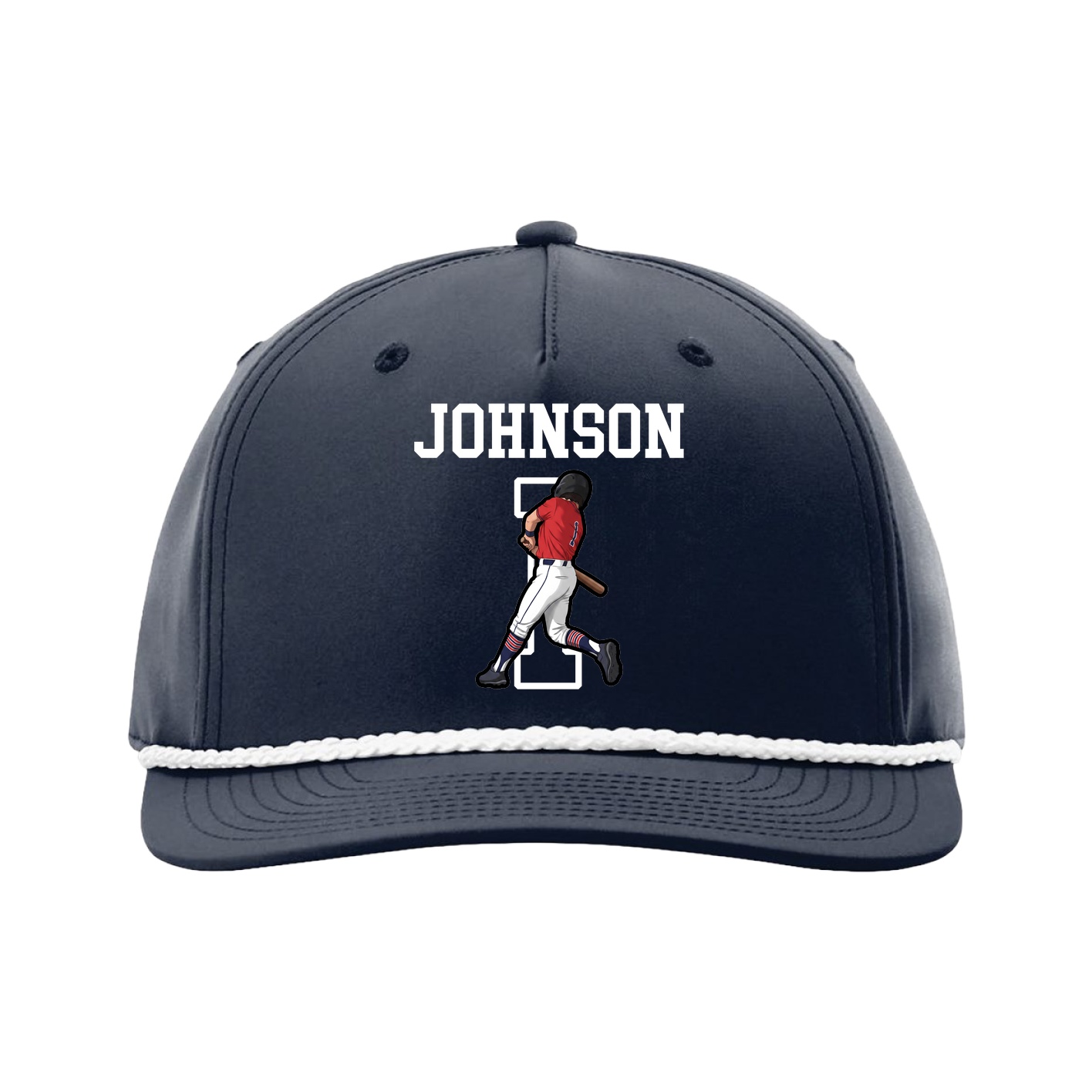 Five-Panel Classic Rope Cap — Shirsey in Navy