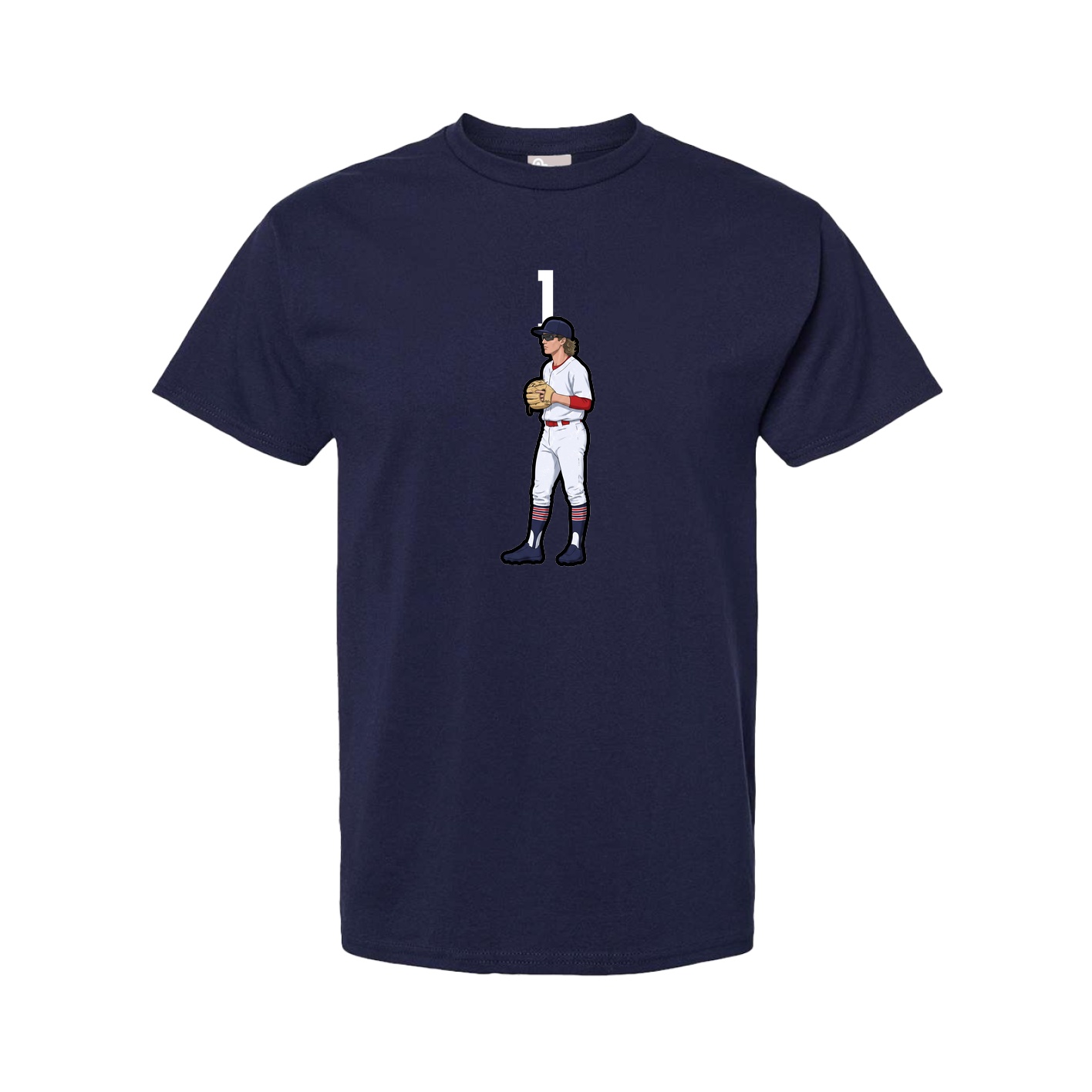 Tee — Number Top in Navy