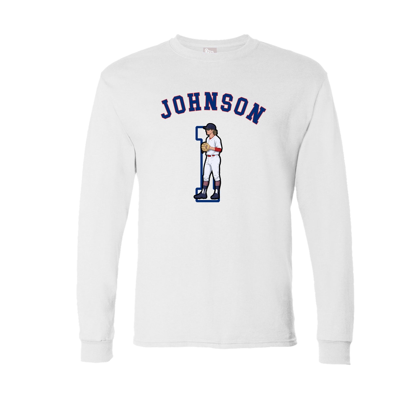 Long Sleeve Tee — Shirsey Arch in White