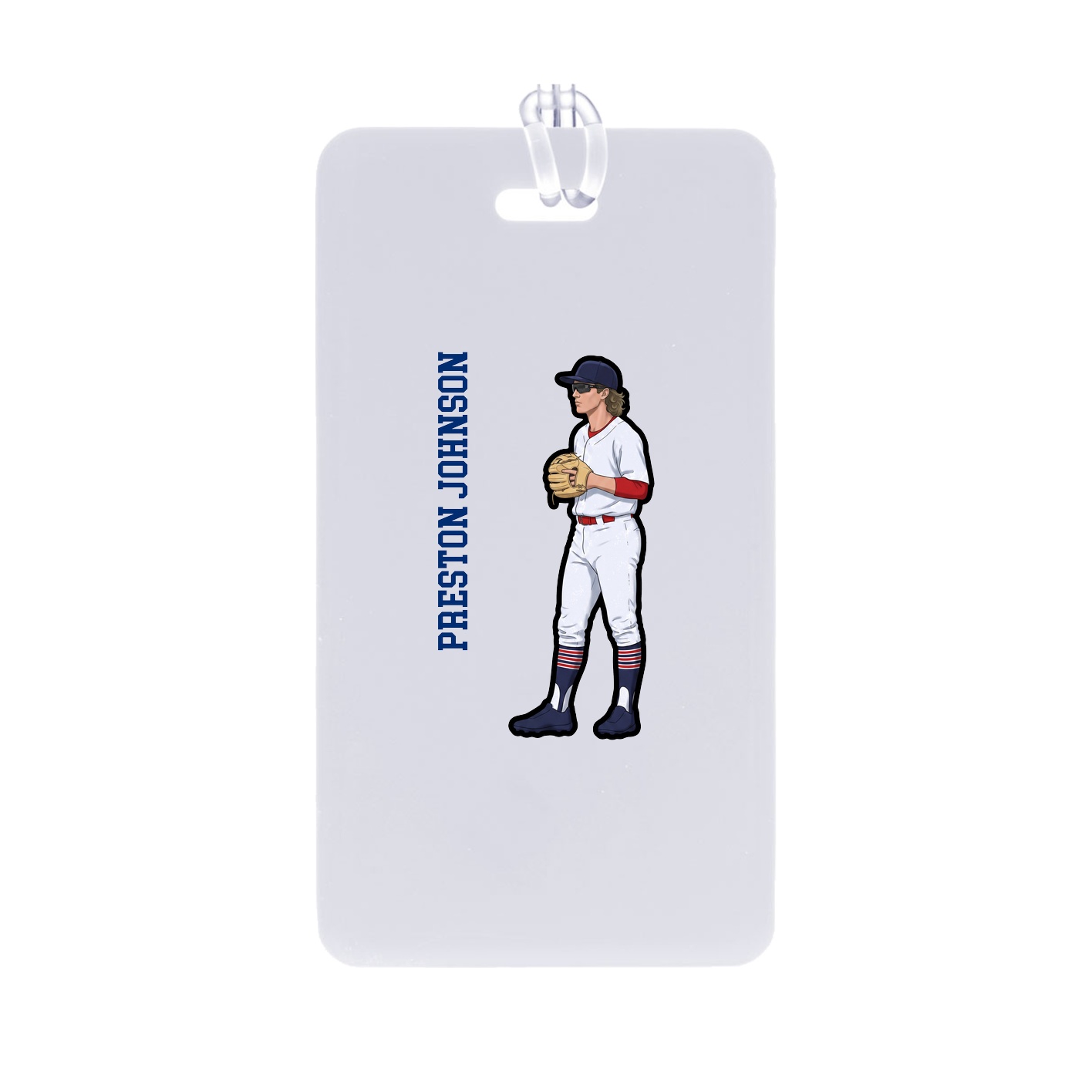 Bag Tag — Name Vertical in Classic