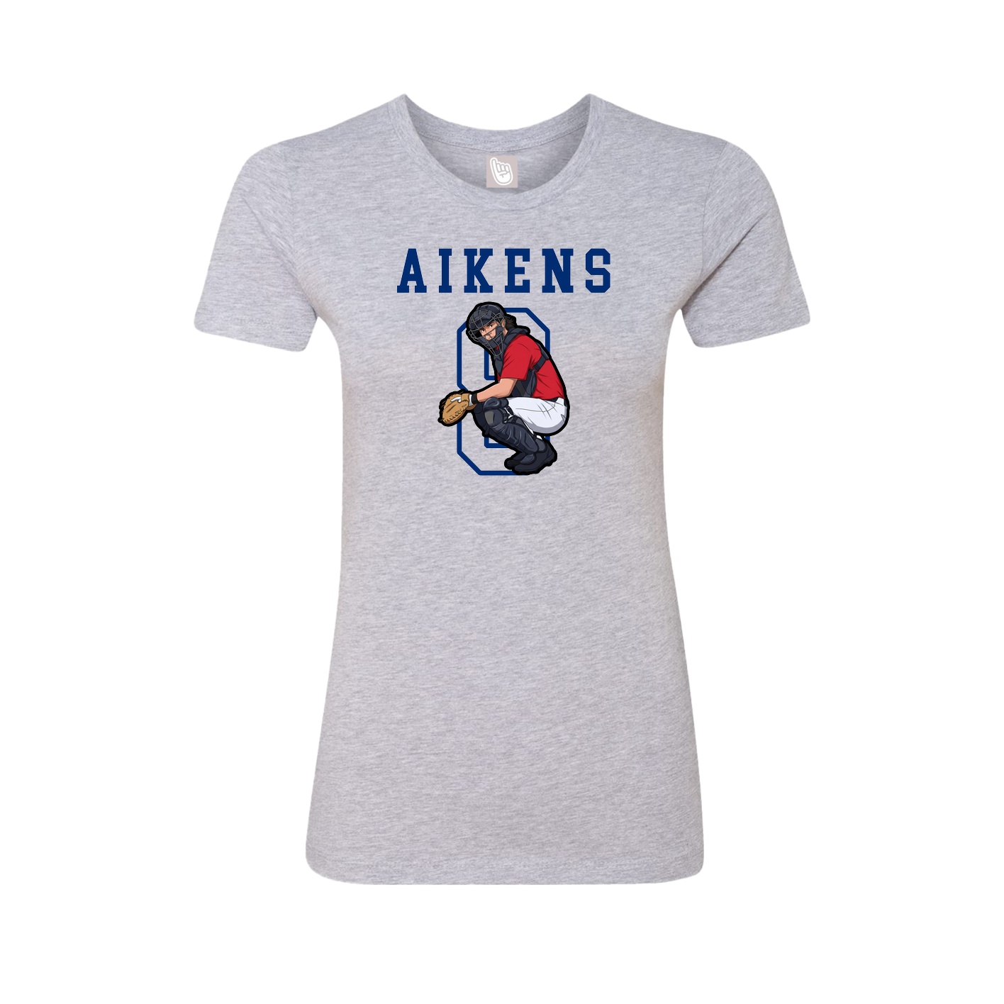 Fitted Women's Tee — Shirsey in Grey