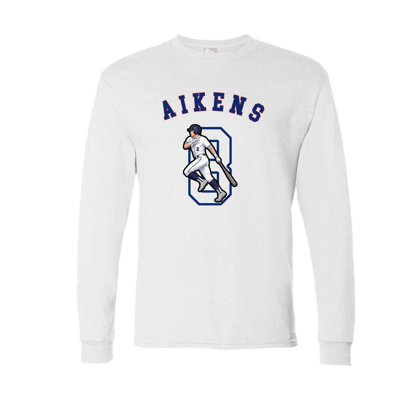 Long Sleeve Tee — Shirsey Arch in White