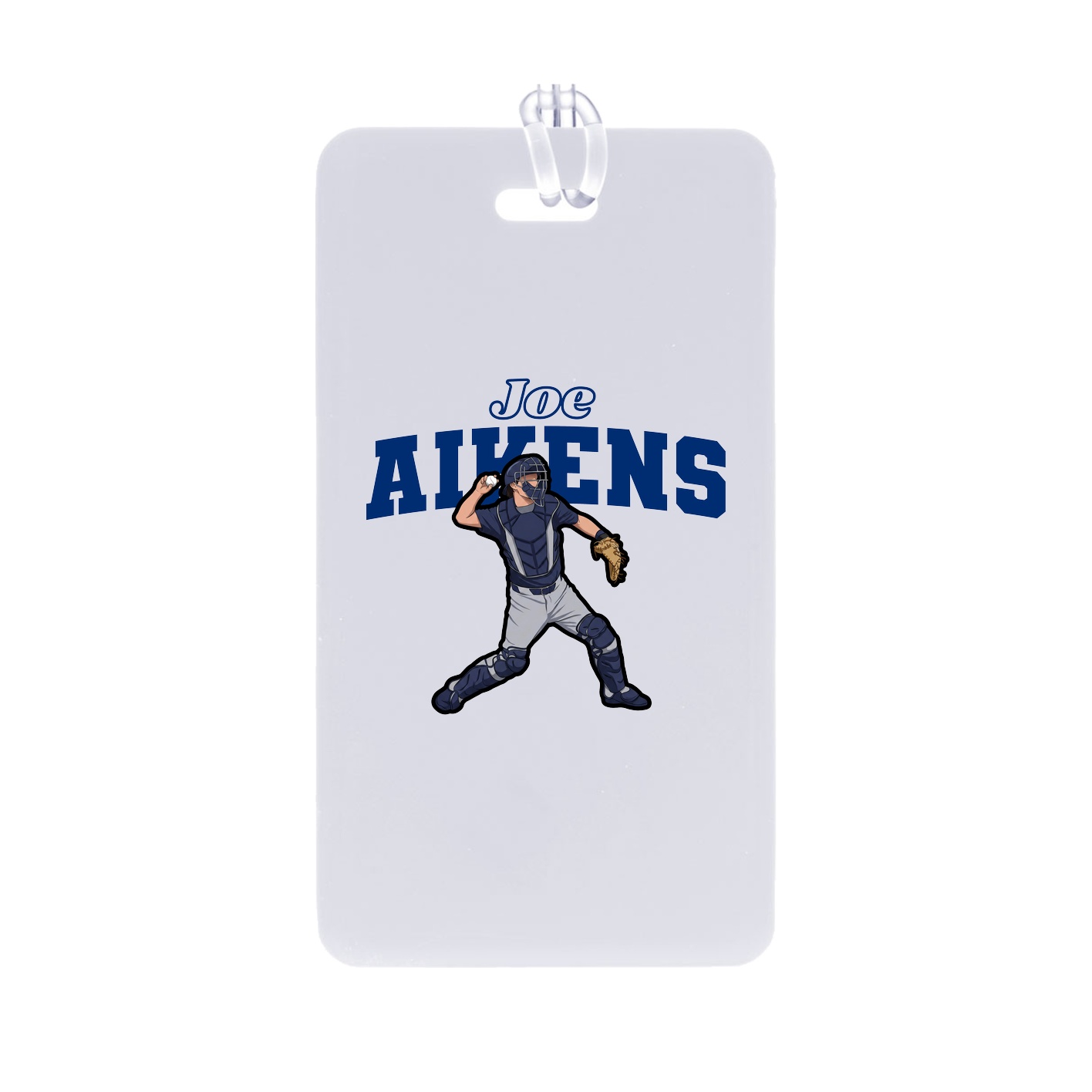 Bag Tag — Name Arch in Classic