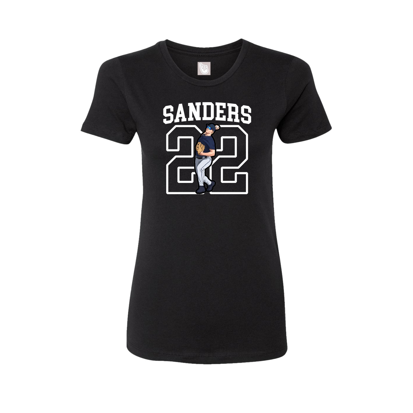 Fitted Women's Tee — Shirsey in Black