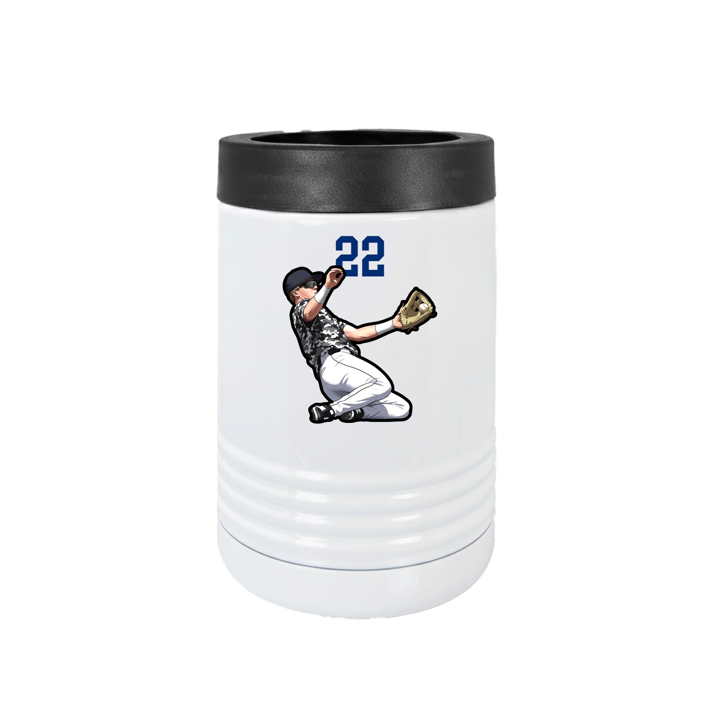 Beverage Holder — Number Top in White