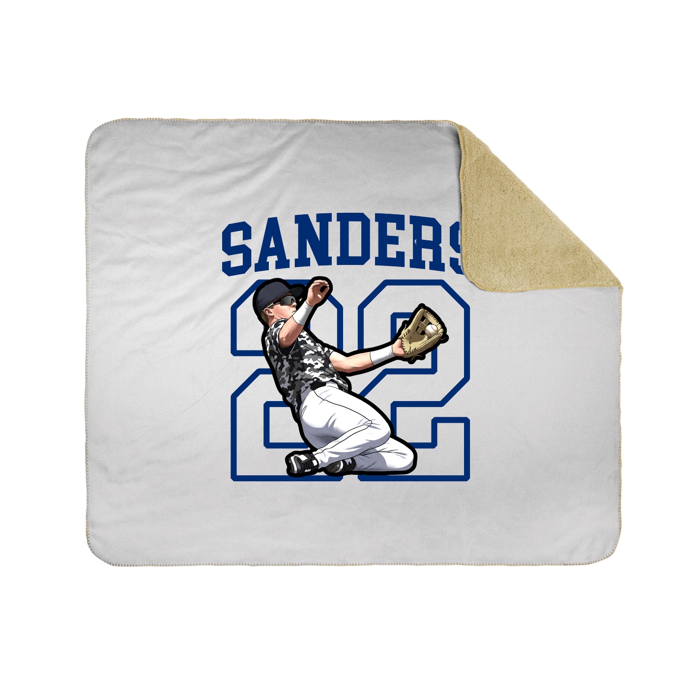 Throw Blanket — Shirsey in White