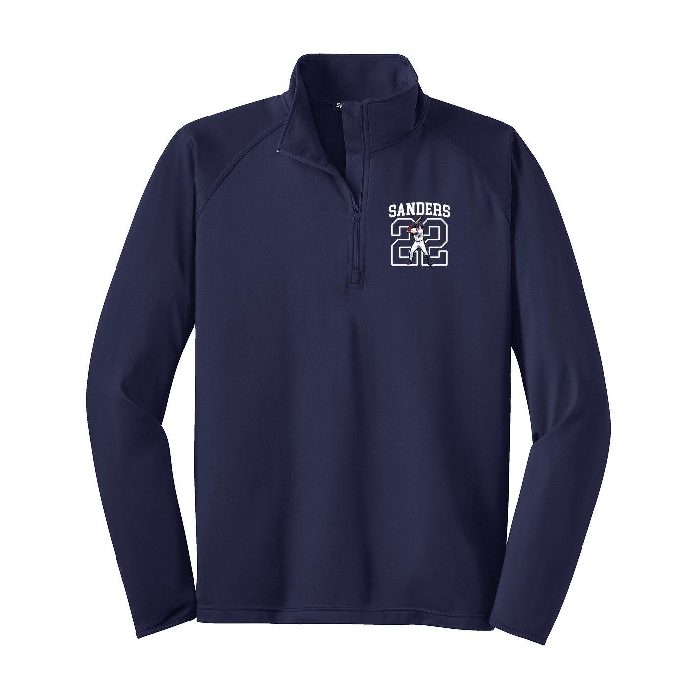 Q-Zip Pullover — Shirsey in Navy