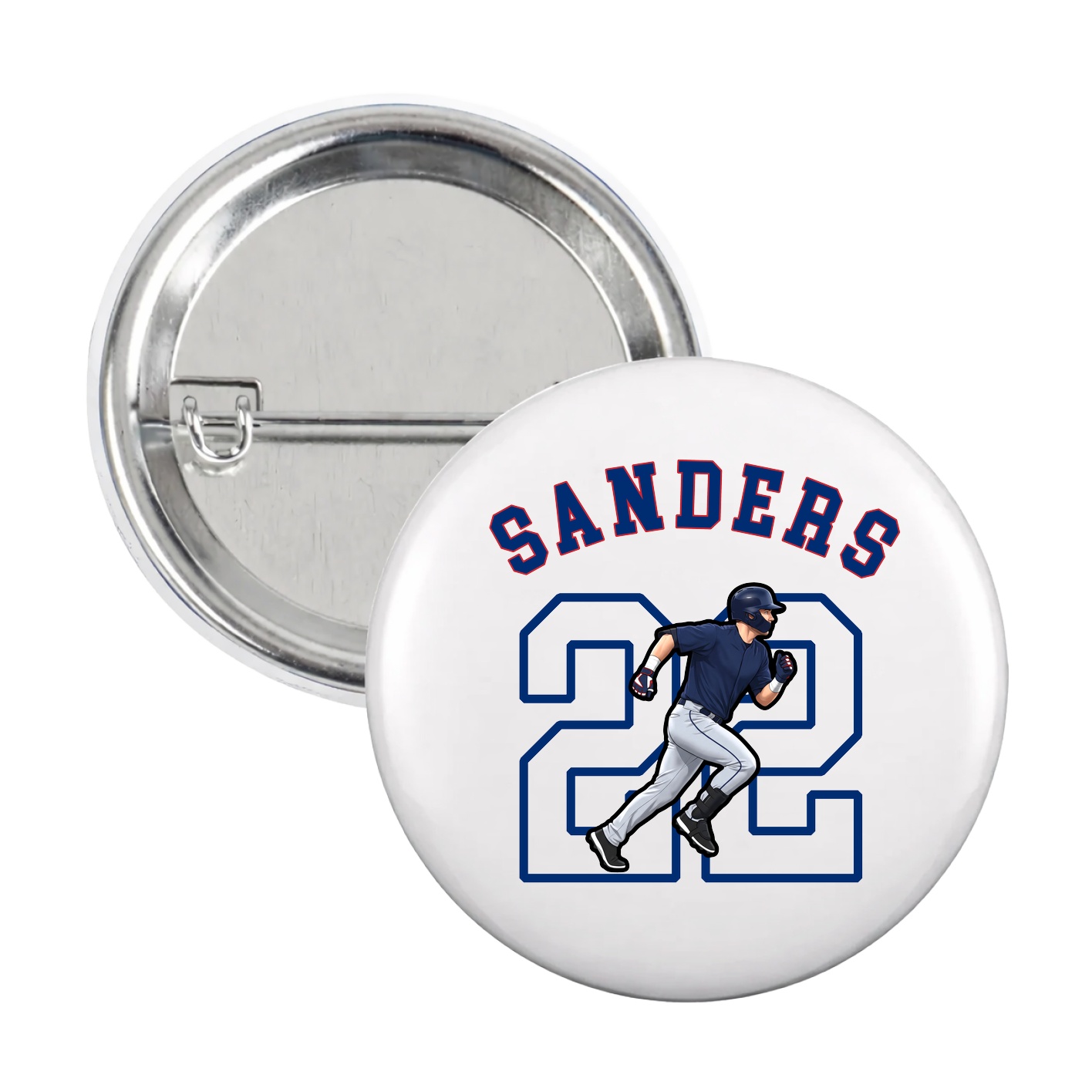 Game Day Button — Shirsey Arch in White