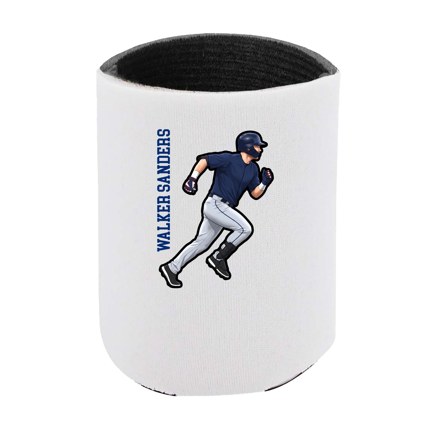 Can Holder — Name Vertical in White