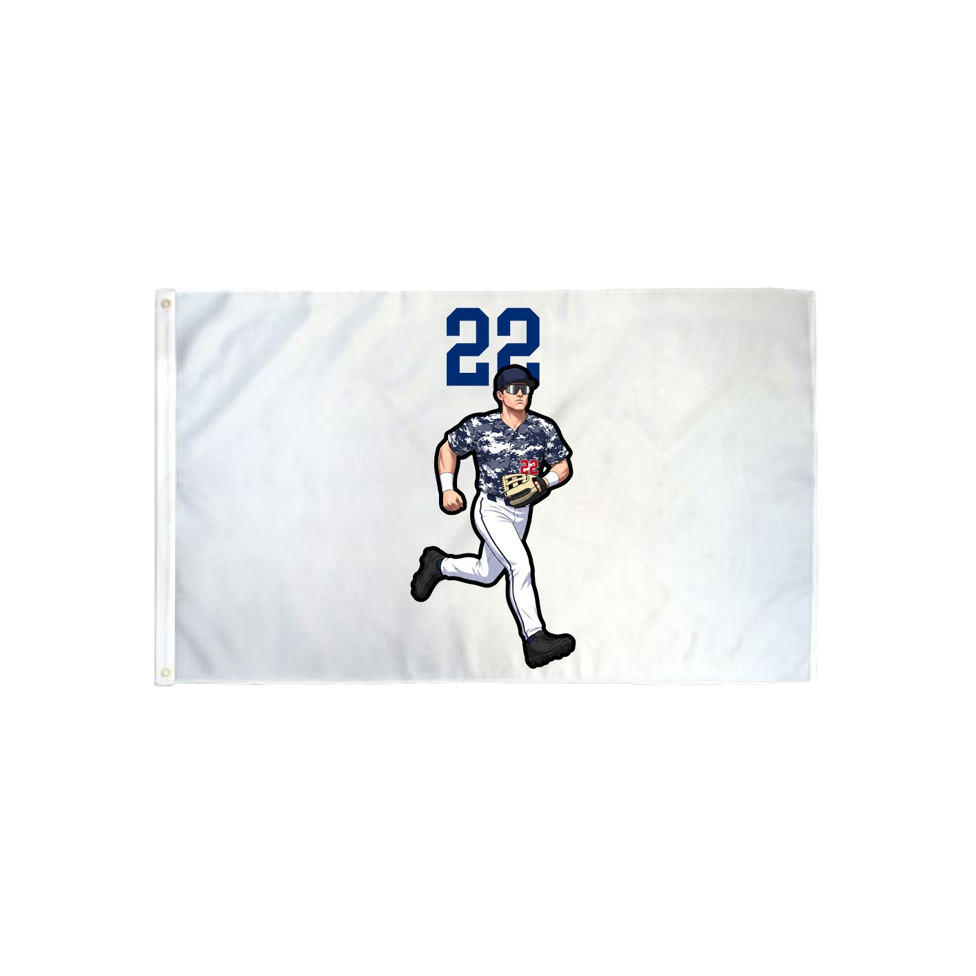 3x5 Flag — Number Top in Classic